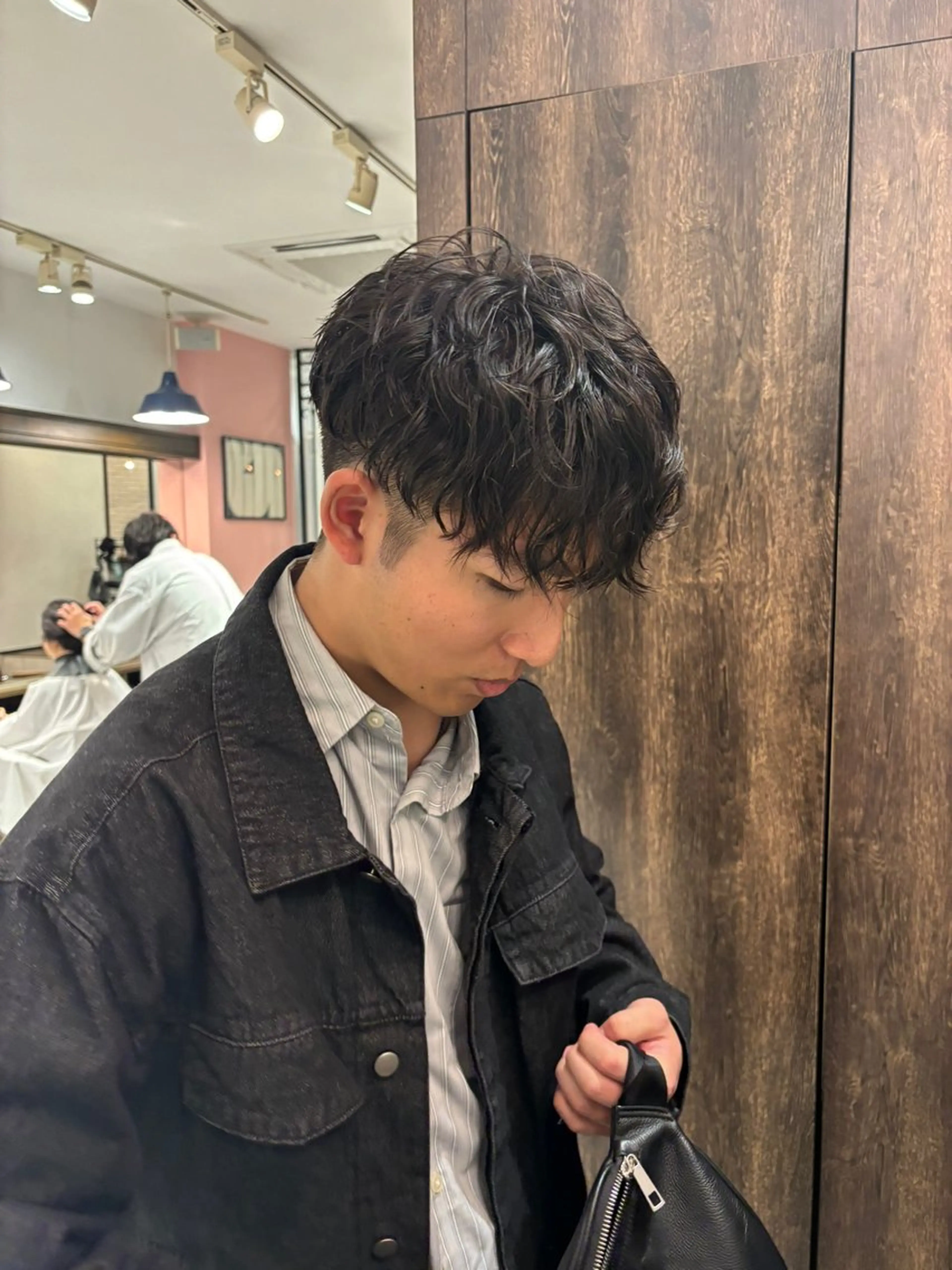 メンズ メンズパーマ カット パーマ メンズパーマ/ 上原琉介のヘアスタイル