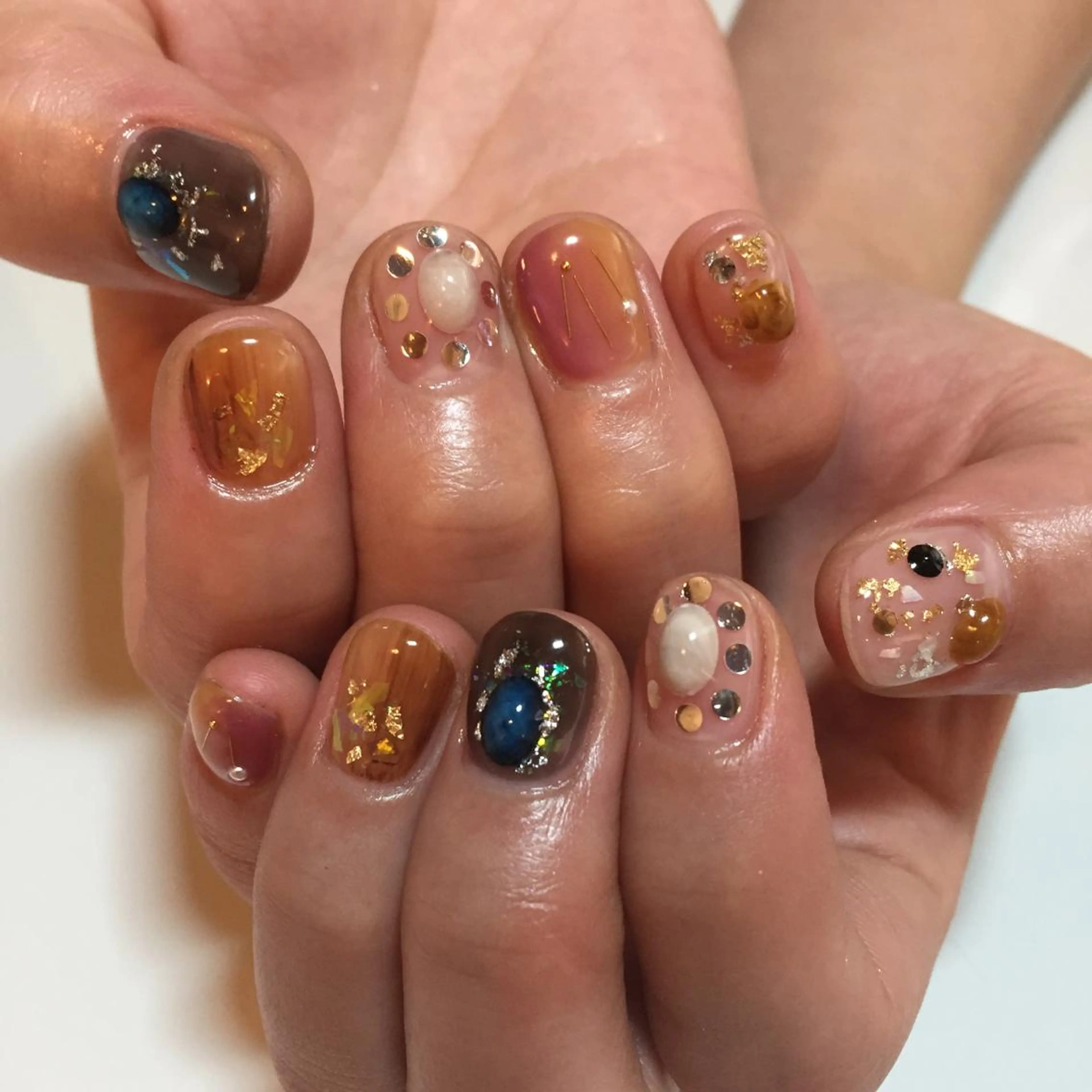 ネイル ニュアンスネイル g-up nail所属・米田 律子のネイルデザイン