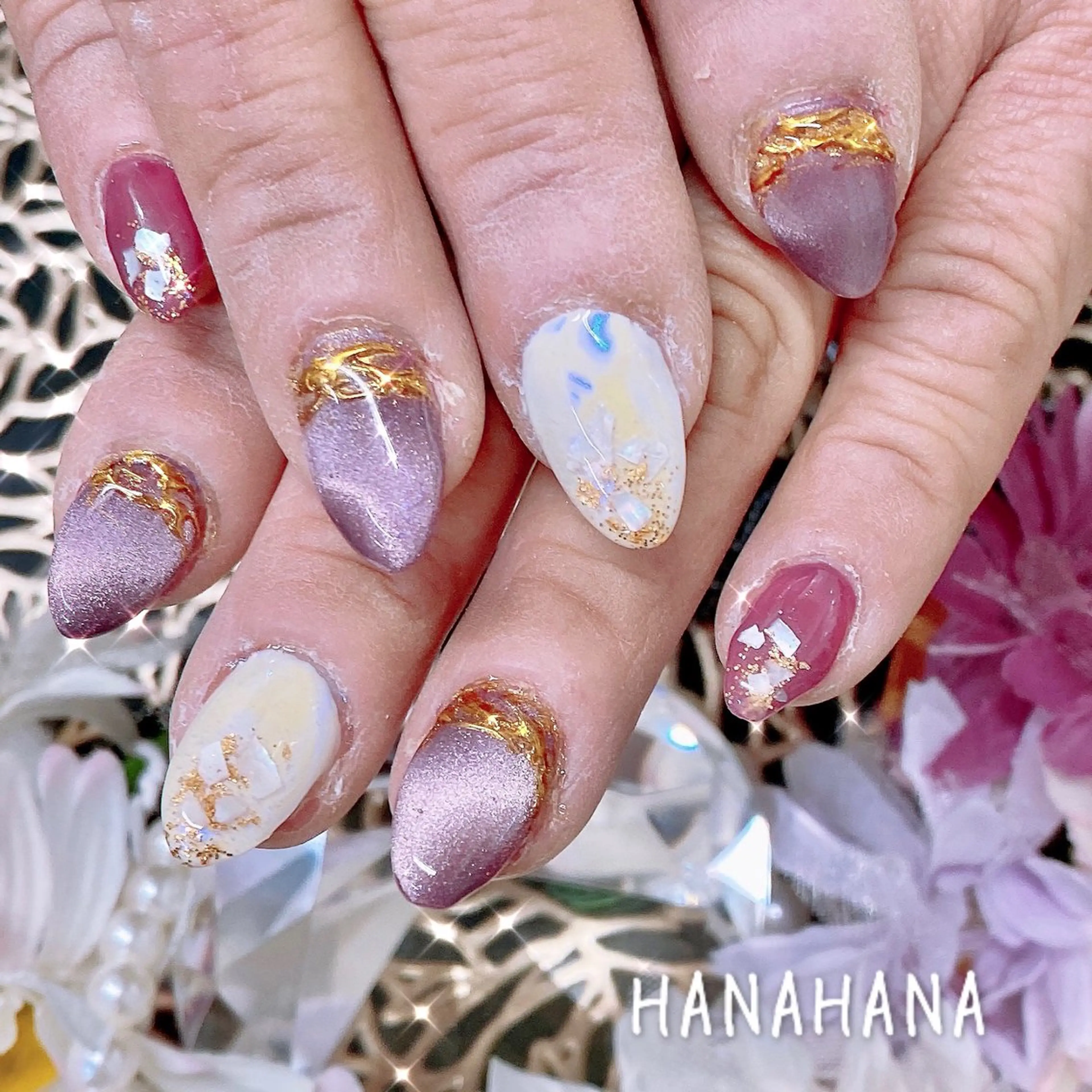 ネイル ジェルネイル HANAHANAのネイルデザイン