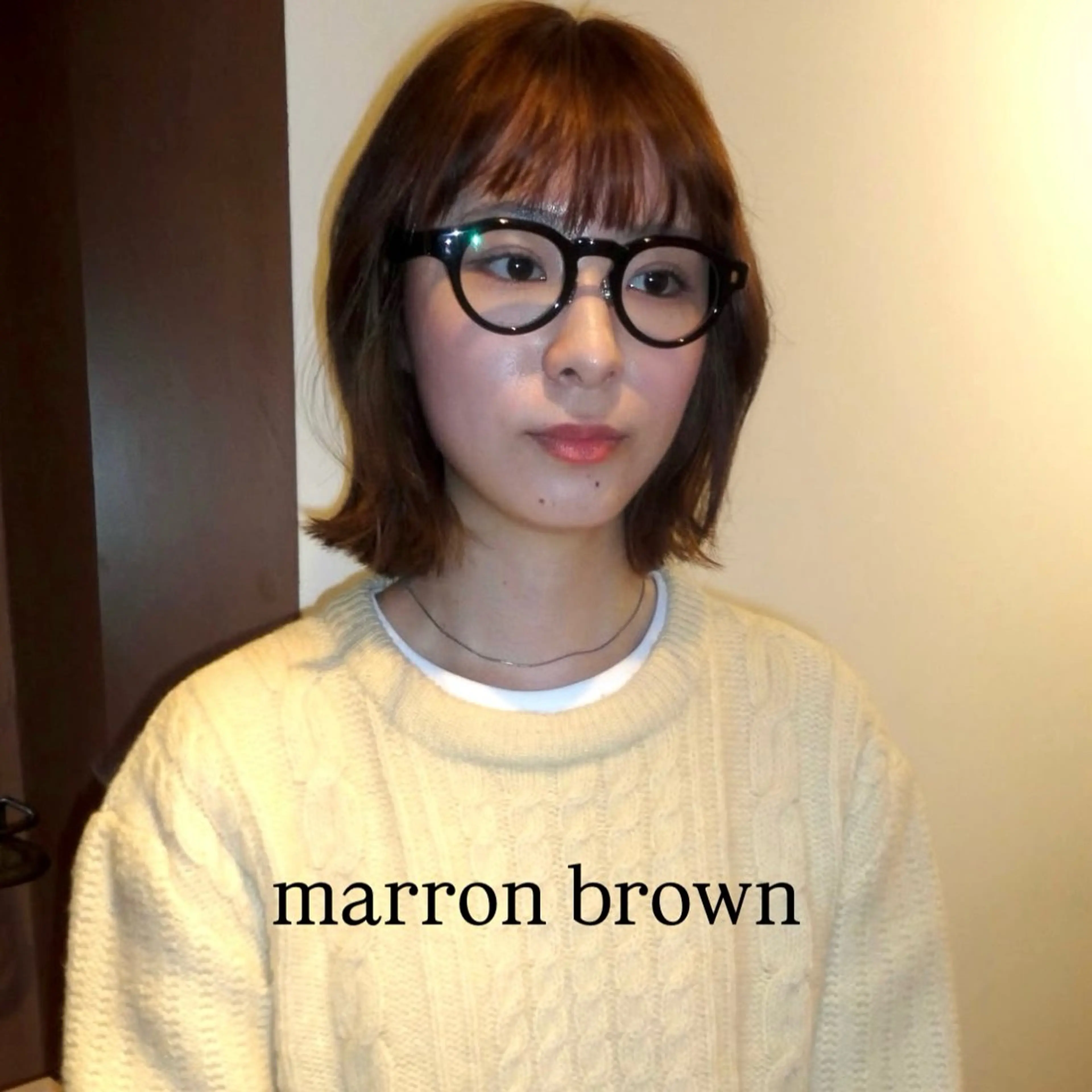 ミディアム カラー カット ヘアカラー トリートメント 楪所属・チヒロ/パーマ /ショートのヘアスタイル