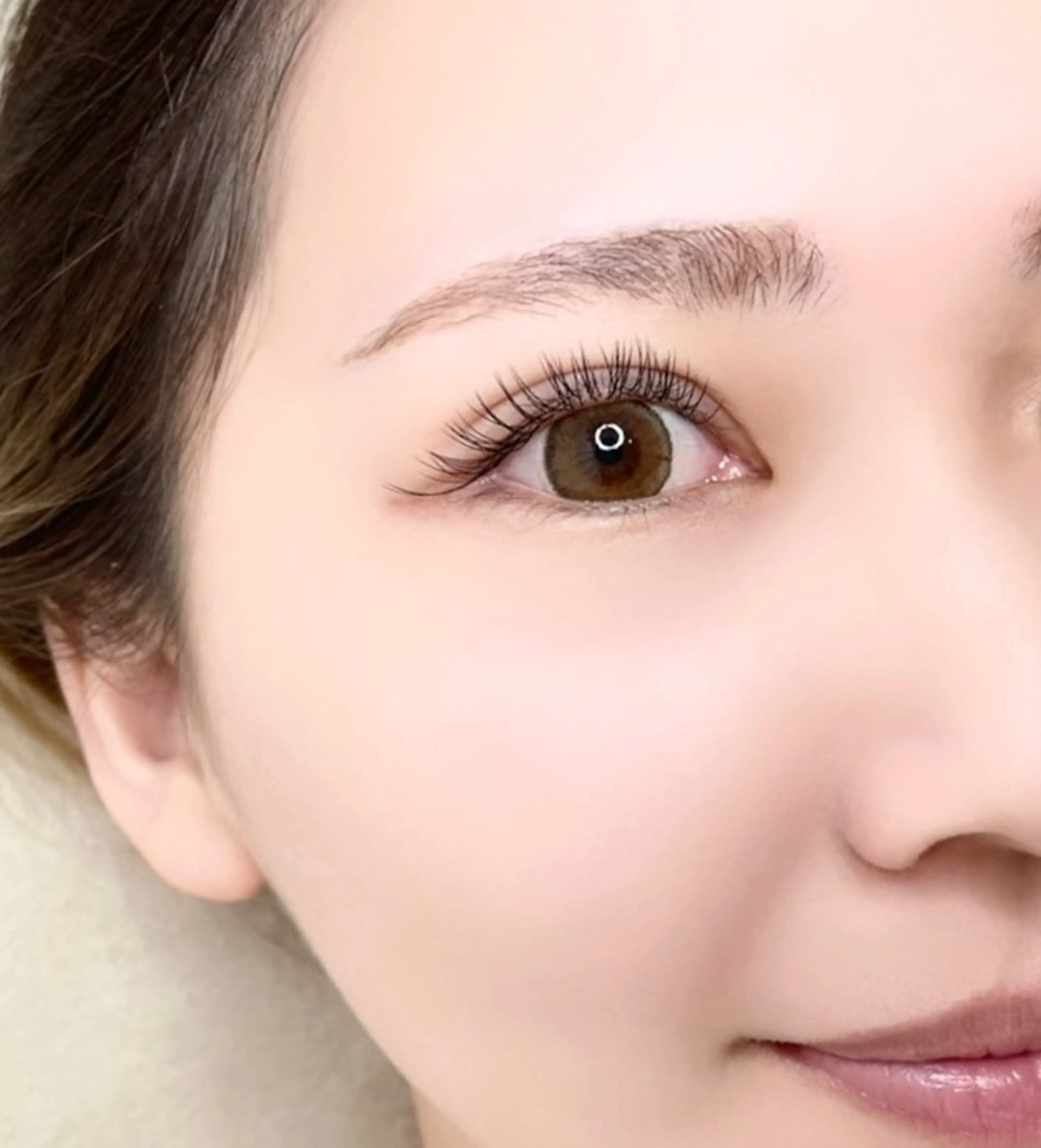 【オフ･コーティング付き】フラットラッシュ140本(カラー変更+550円)の写真