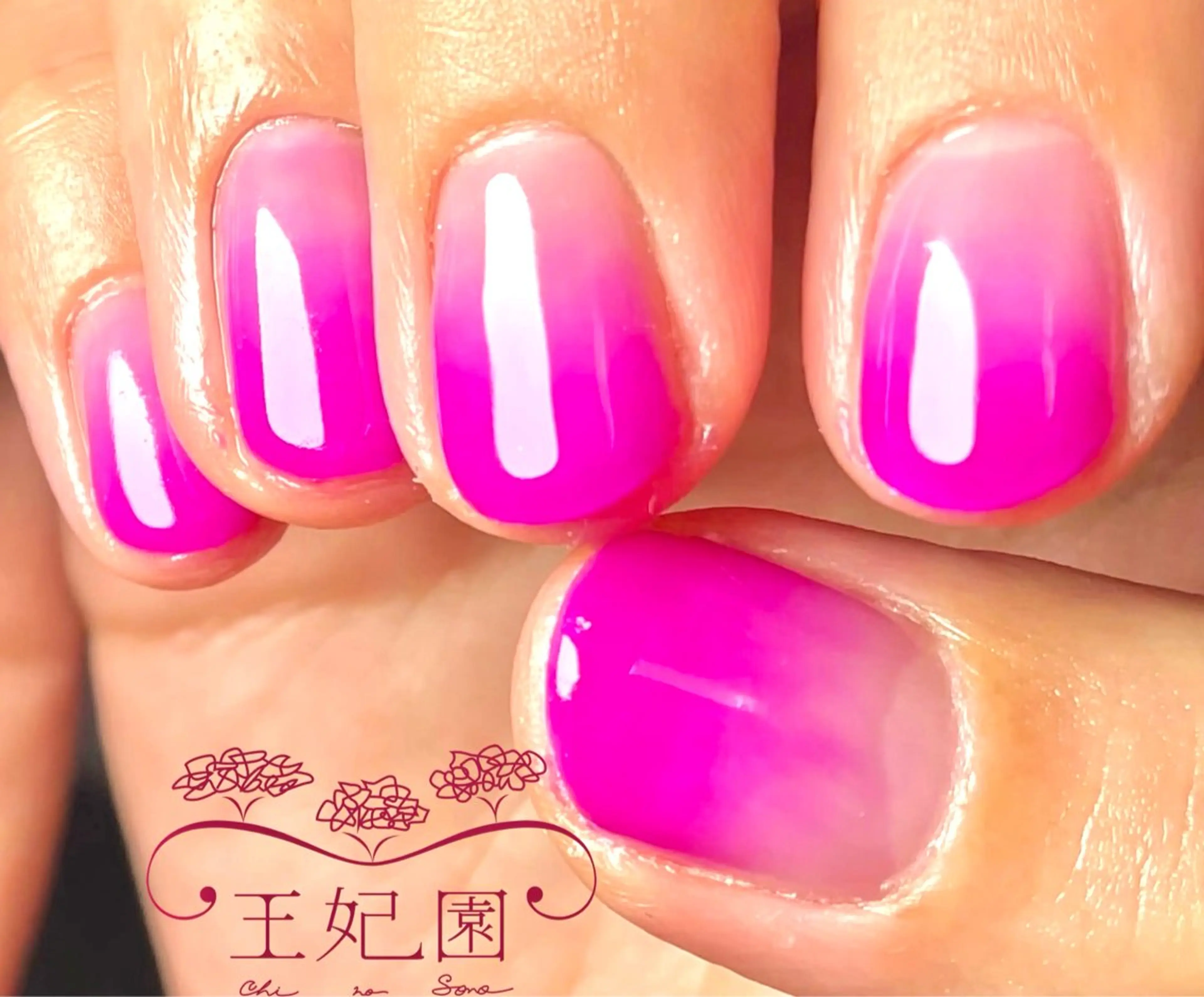 ネイル グラデーション nail salon王妃の園所属・王妃の園 ohinosonoのネイルデザイン