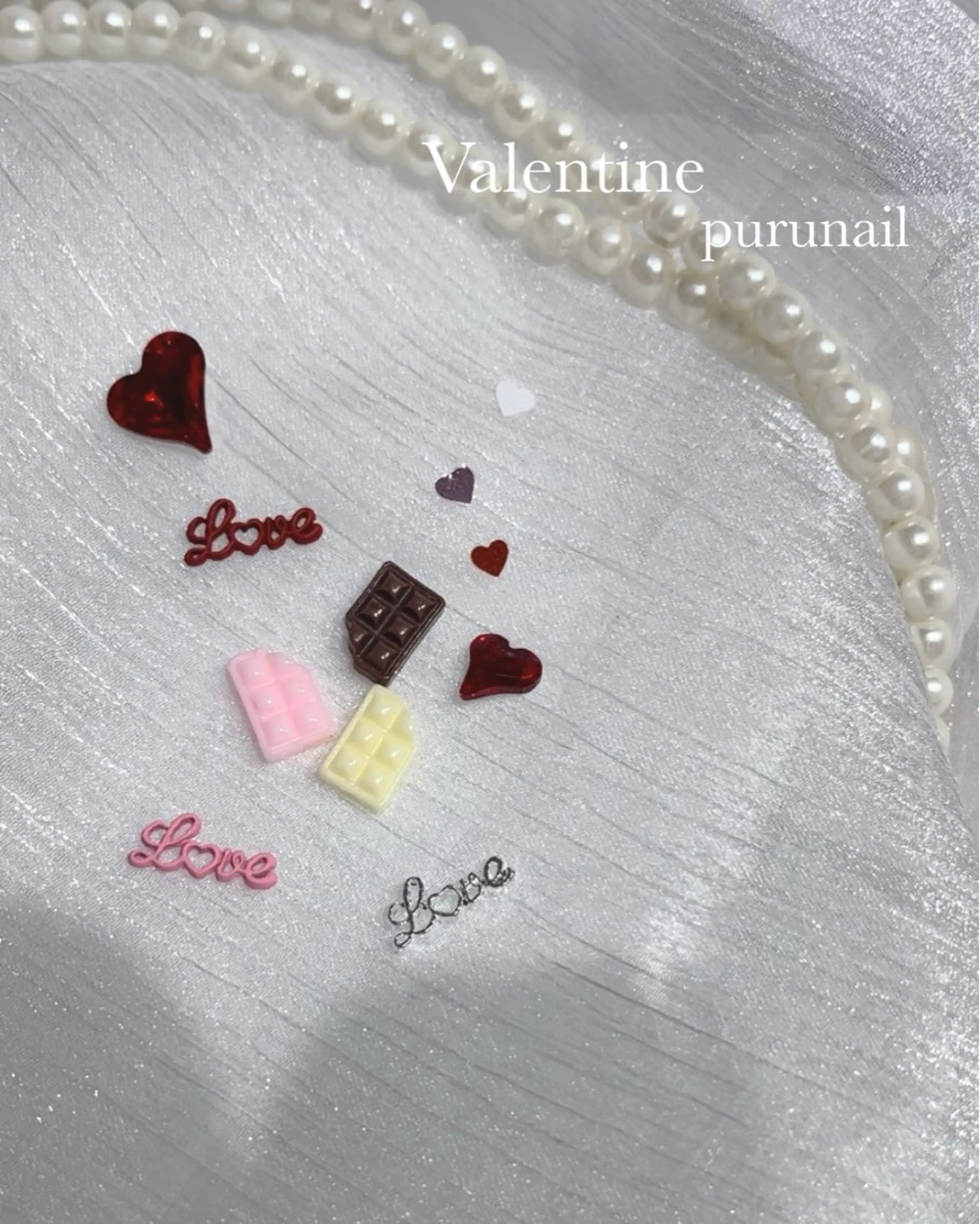 ネイル バレンタイン purunail 🤍プルネイルのネイルデザイン