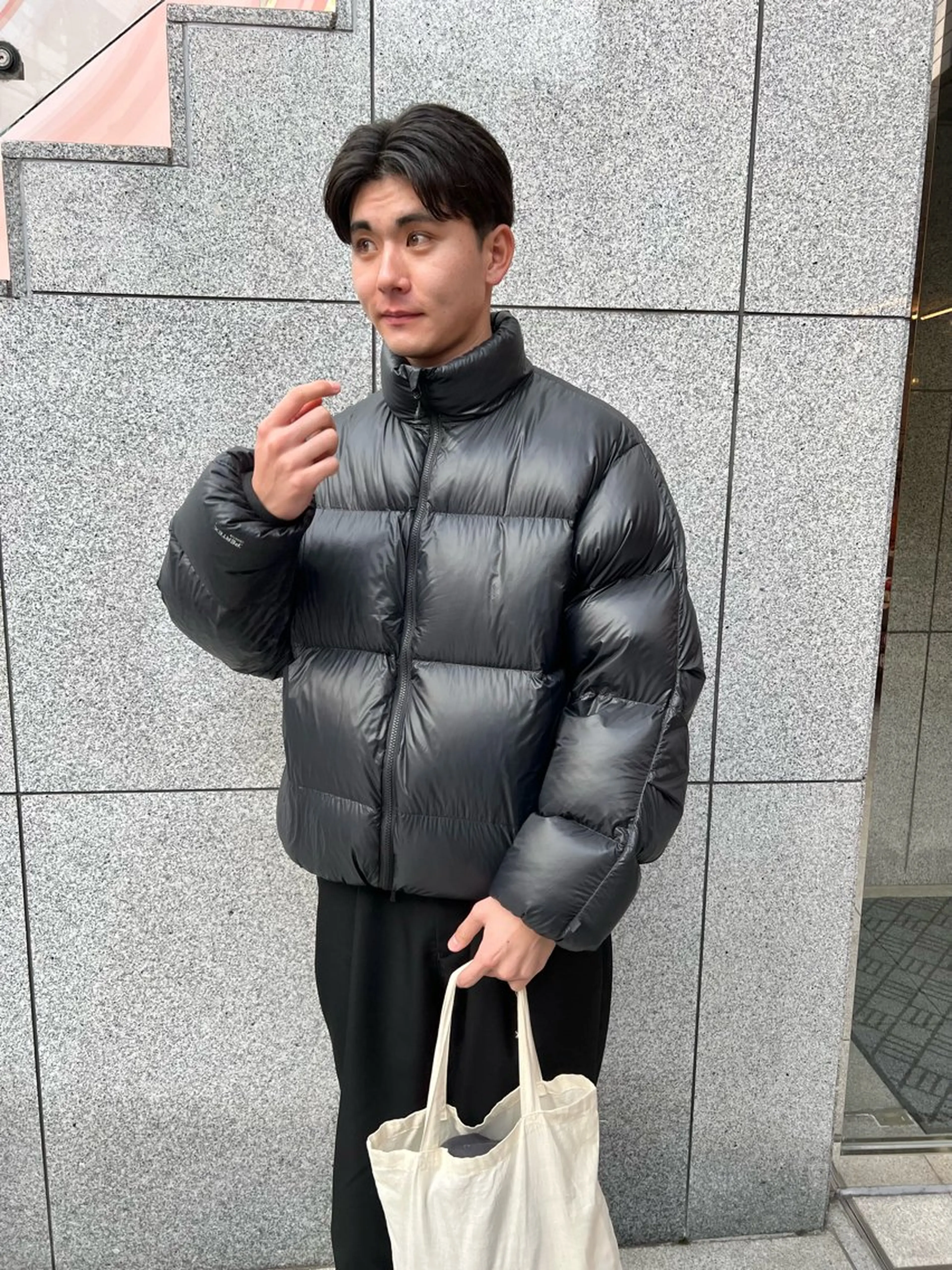 パーマ メンズ センターパート メンズパーマ メンズショート ニュアンスパーマ カット パーマ 千葉 郁也のヘアスタイル