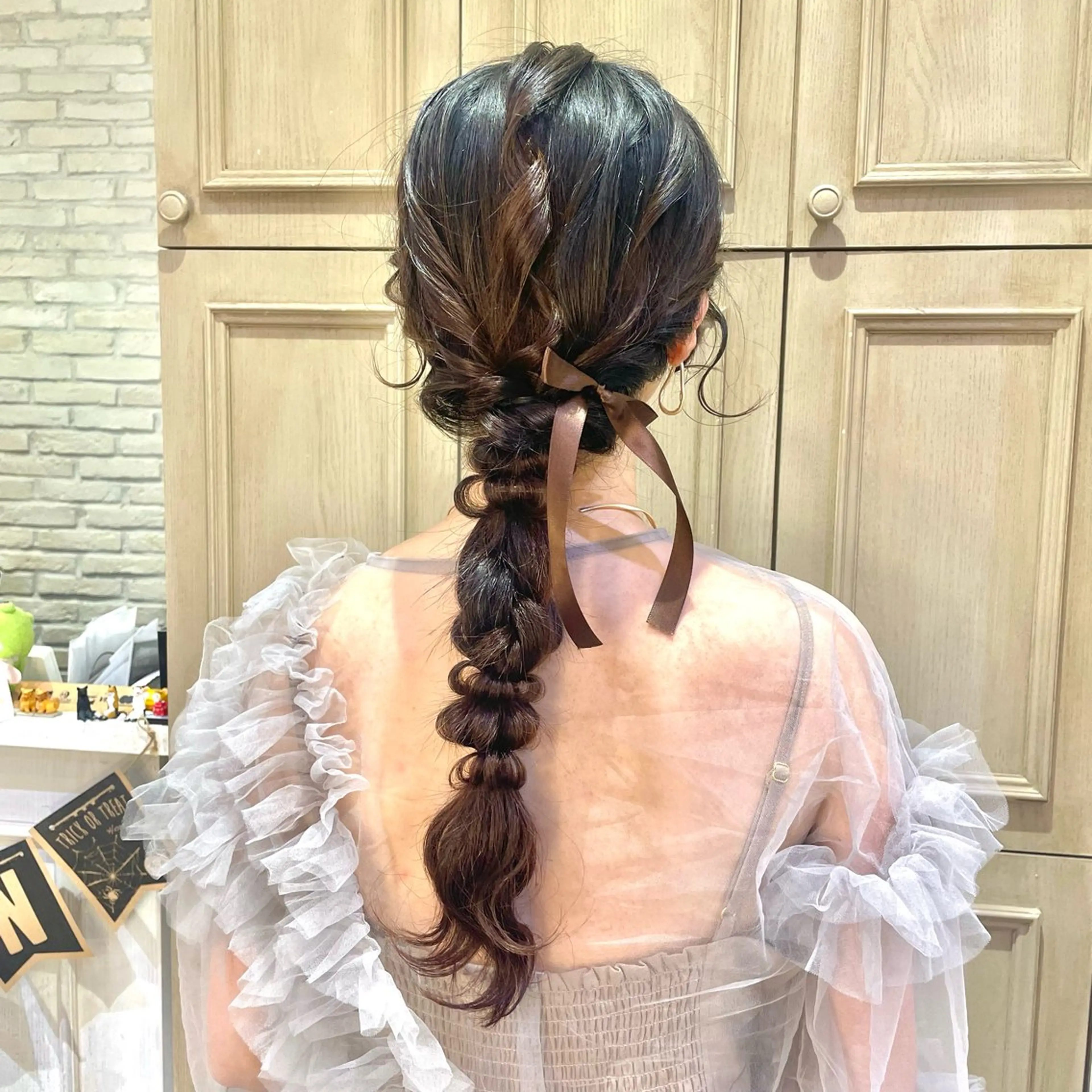 ヘアアレンジ ハイトーンカラー/ 長さだし🐇きょうかのヘアスタイル