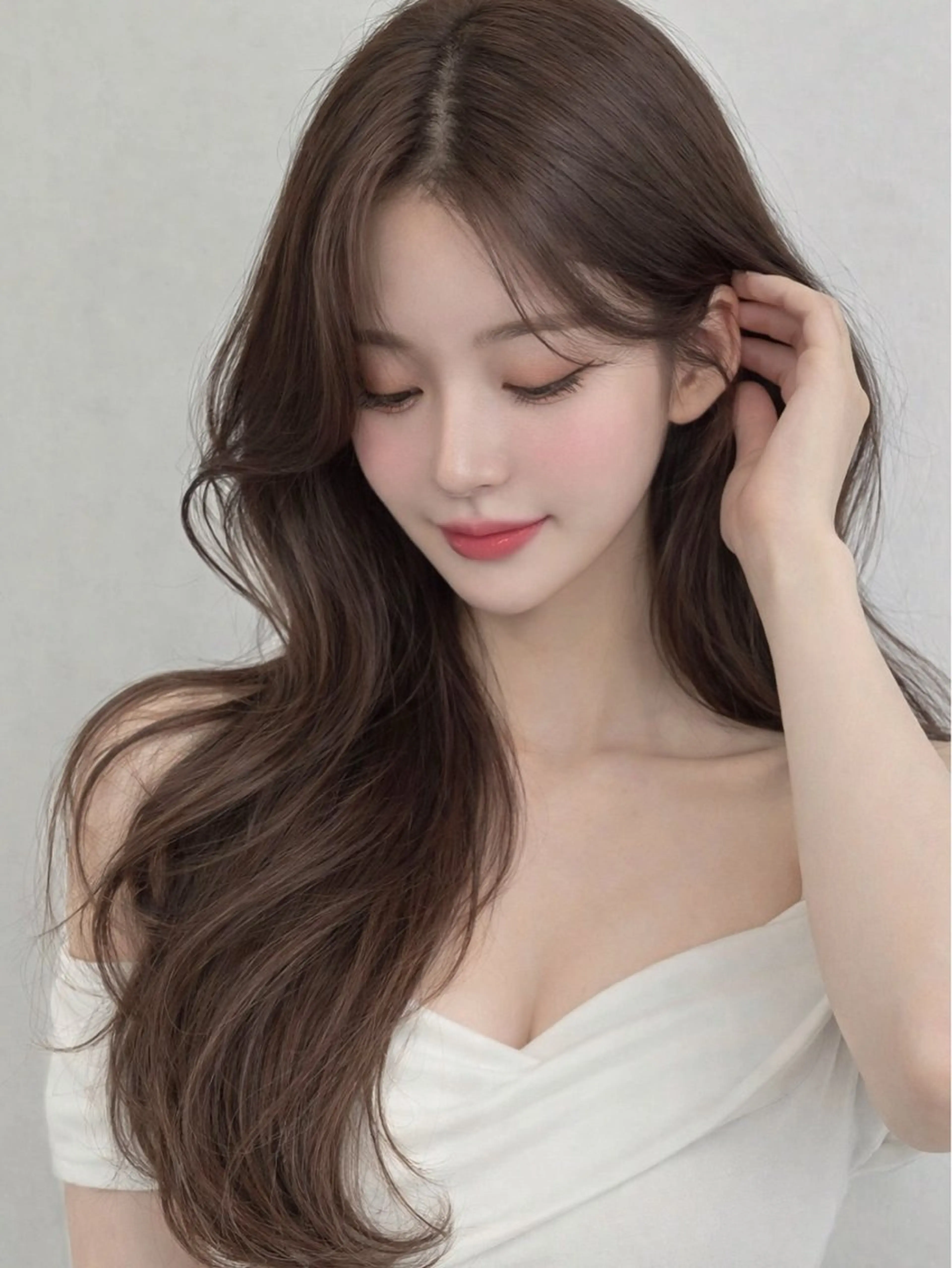 ロング カット ヘアカラー トリートメント KANA🌷 髪質改善のヘアスタイル