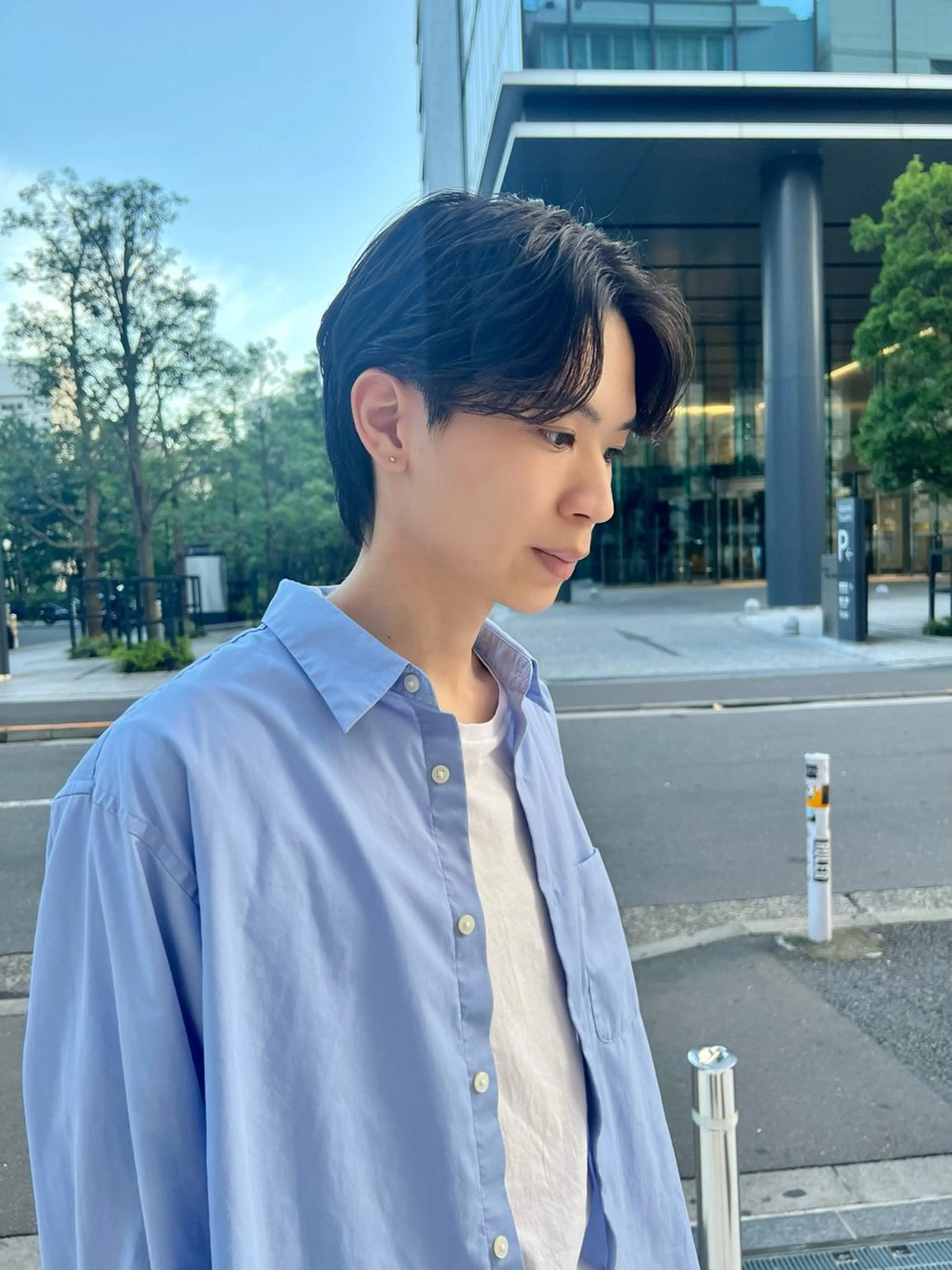 メンズ 毛流れフェザー スタイル🔹竹内凌のヘアスタイル