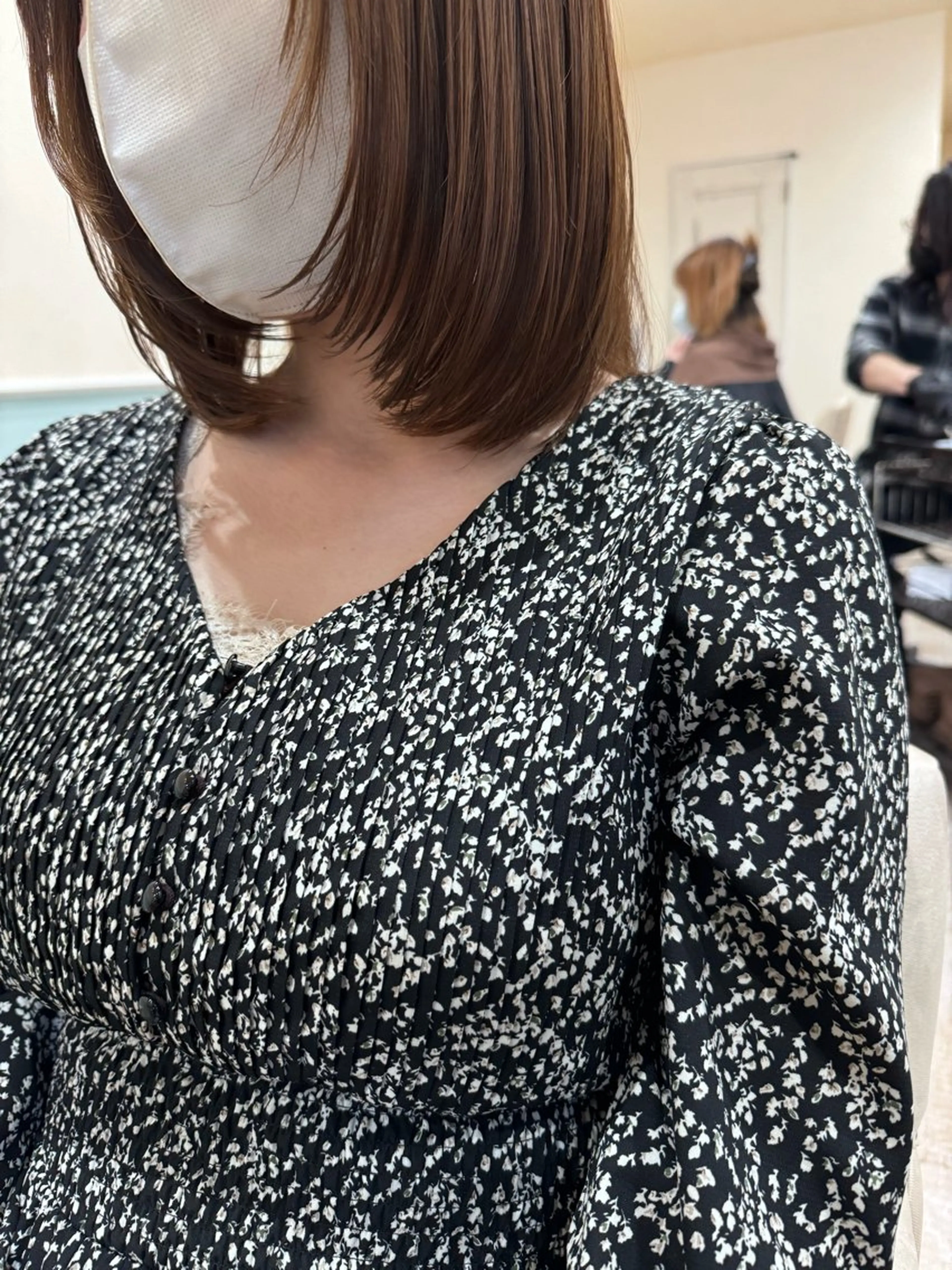 ミディアム 髪質改善 レイヤーカット トリートメント カット トリートメント 新越谷noble店長 松本拓也▶◀*.のヘアスタイル