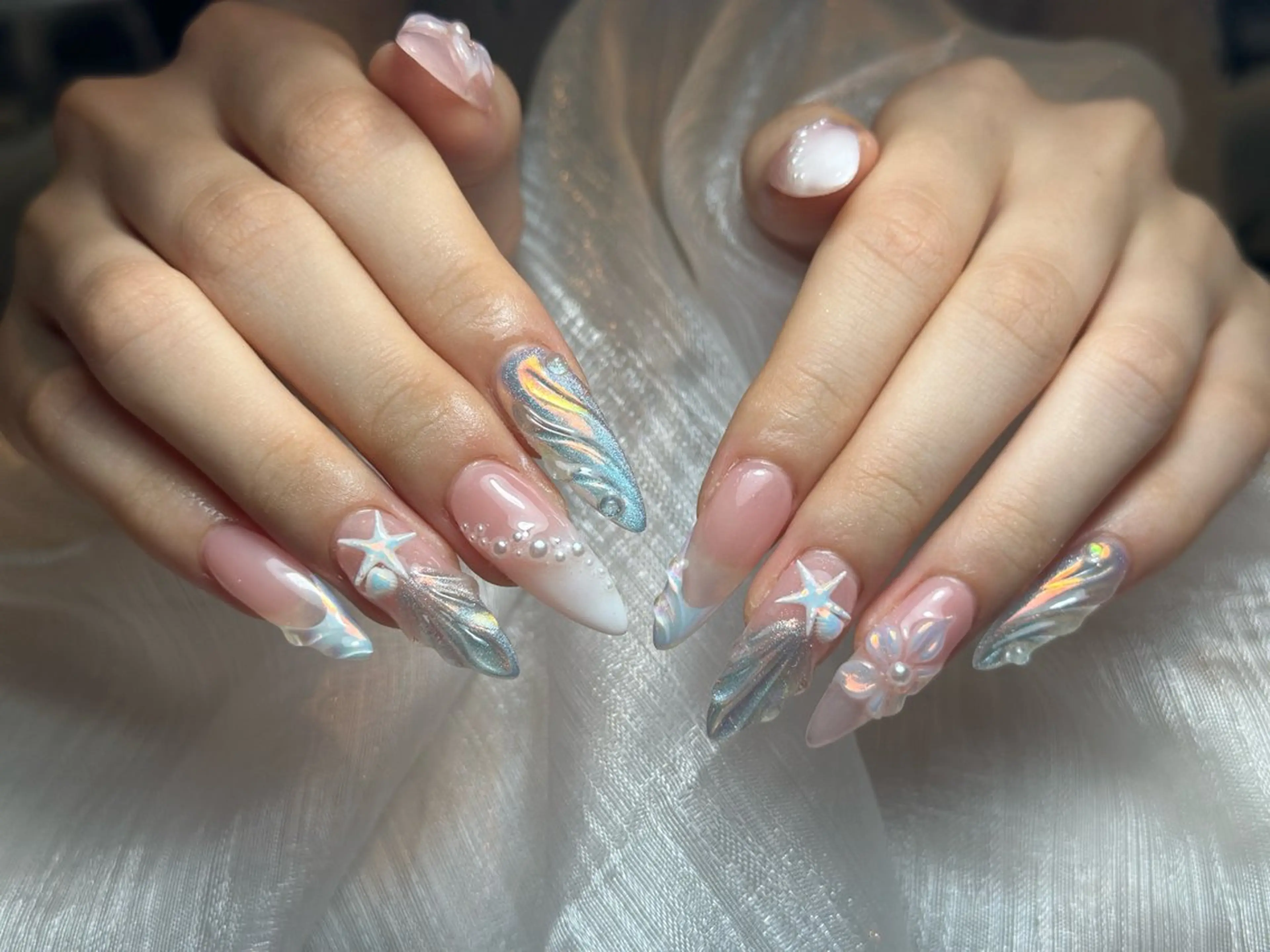 ネイル アートネイル ジェルネイル ハンドネイル JennNail_ マオのネイルデザイン