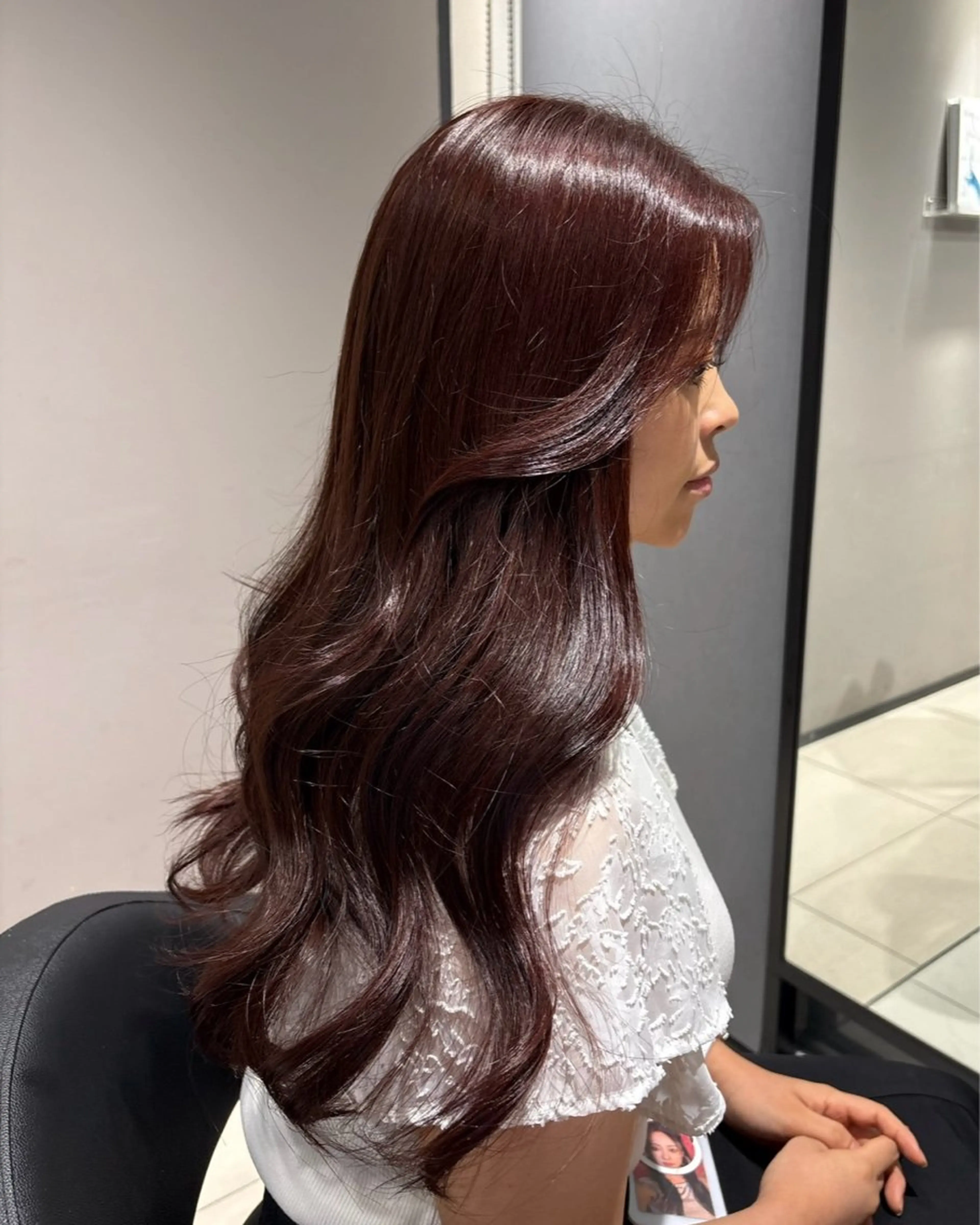 ロング カラー 🫧うる艶ハイトーン 🫧💘サヤ💘のヘアスタイル