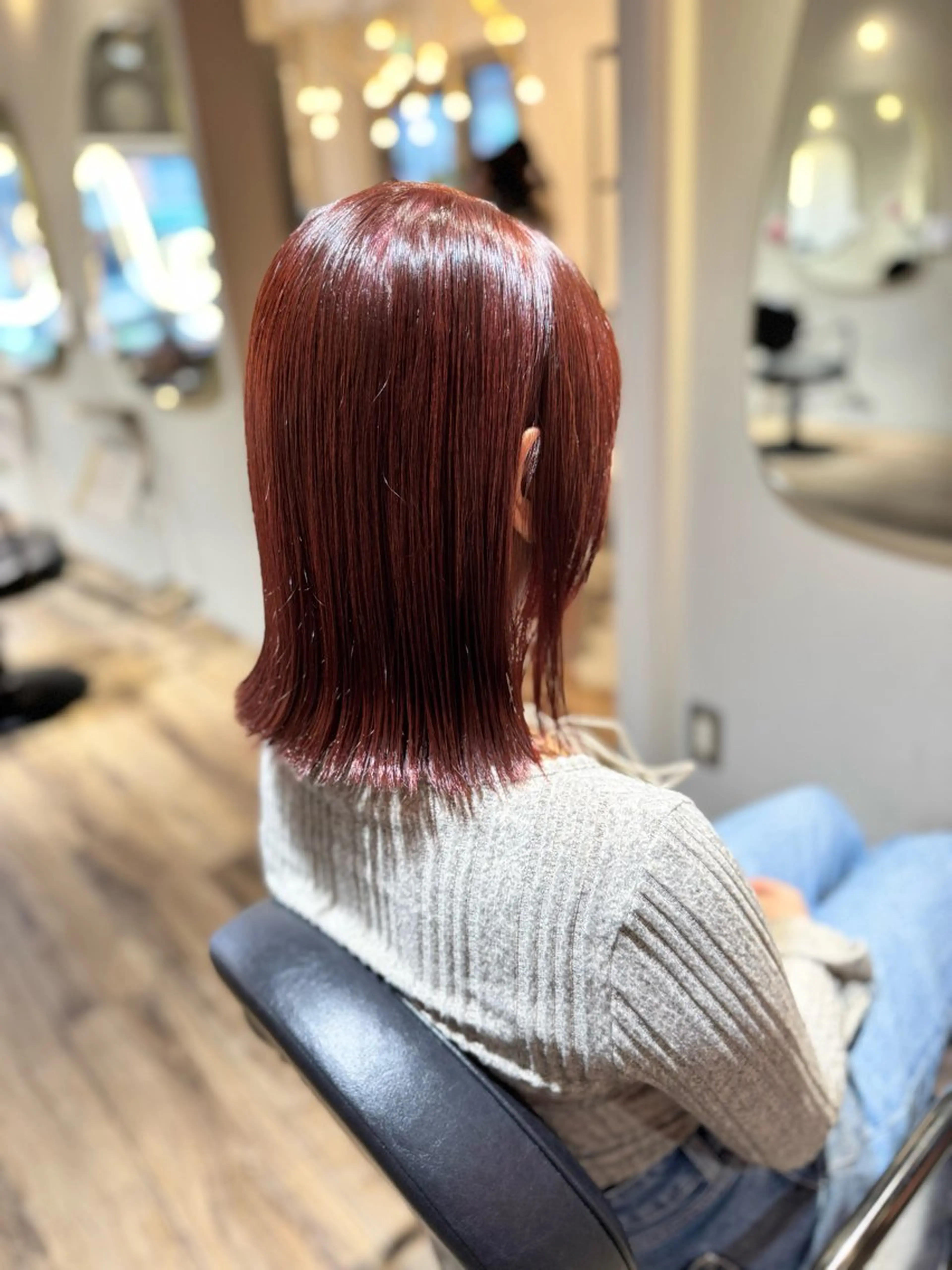 ミディアム カラー ヘアカラー 【天満1艶髪】潤艶/ 髪質改善🌹釣本竜哉のヘアスタイル