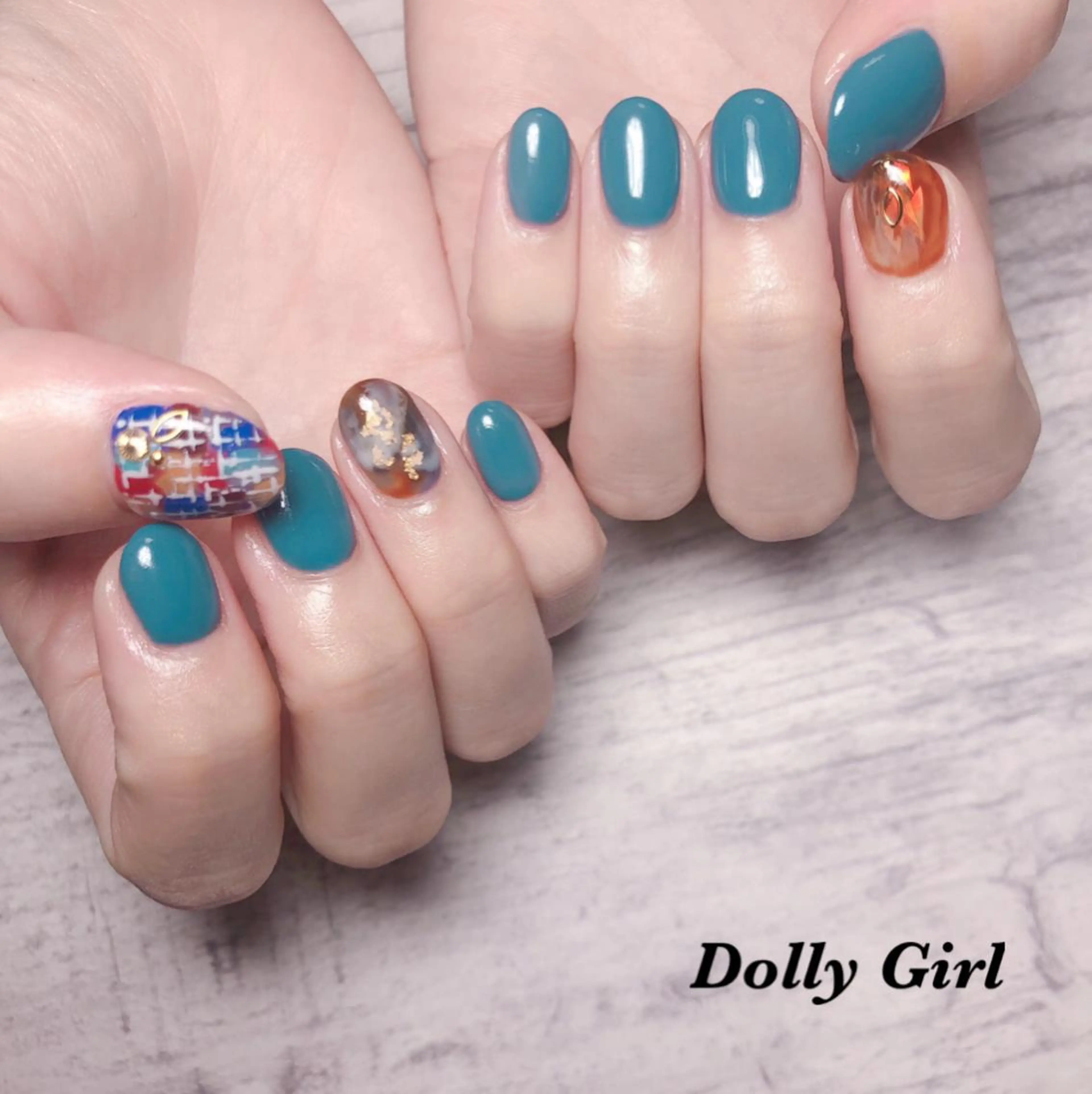 ネイル 個室ネイルサロンDolly  Girl〜ドーリーガール〜所属・DollyGirl KYOKOのネイルデザイン