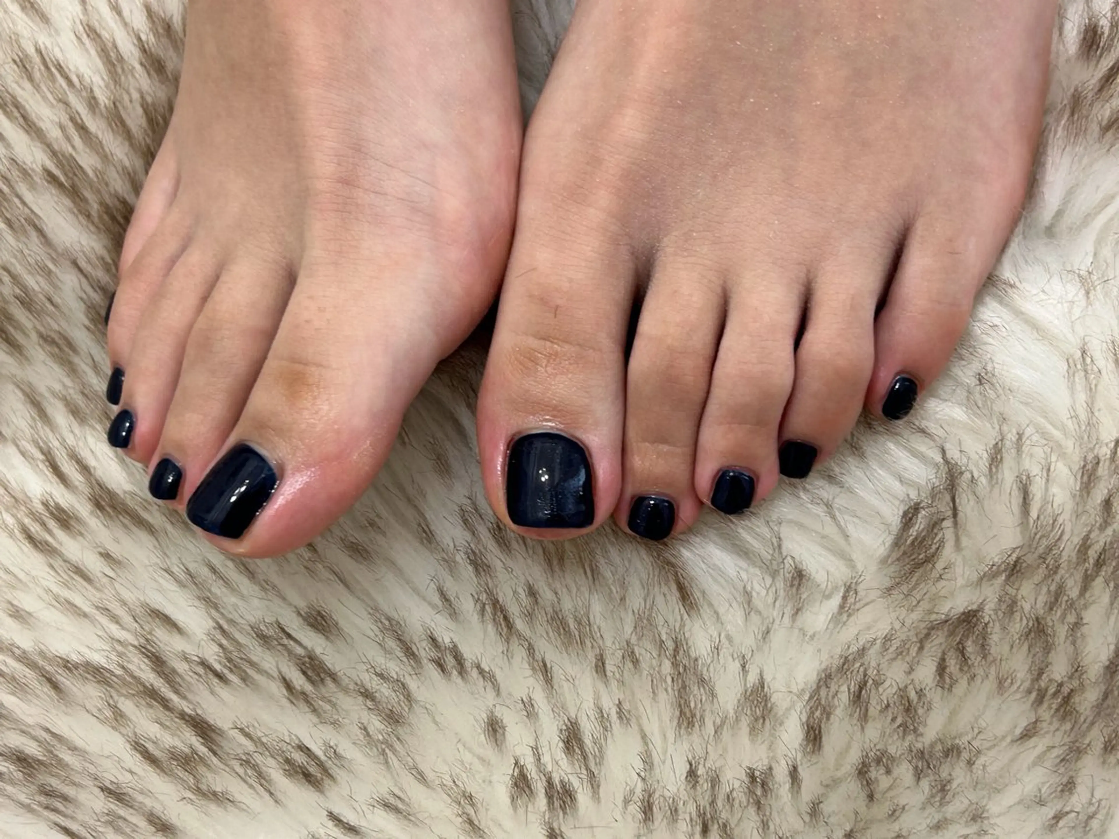 ネイル オーロラネイル フットネイル フレンチネイル ジェルネイル 韓国ネイル フットネイル Mogu nail 二子玉川のネイルデザイン