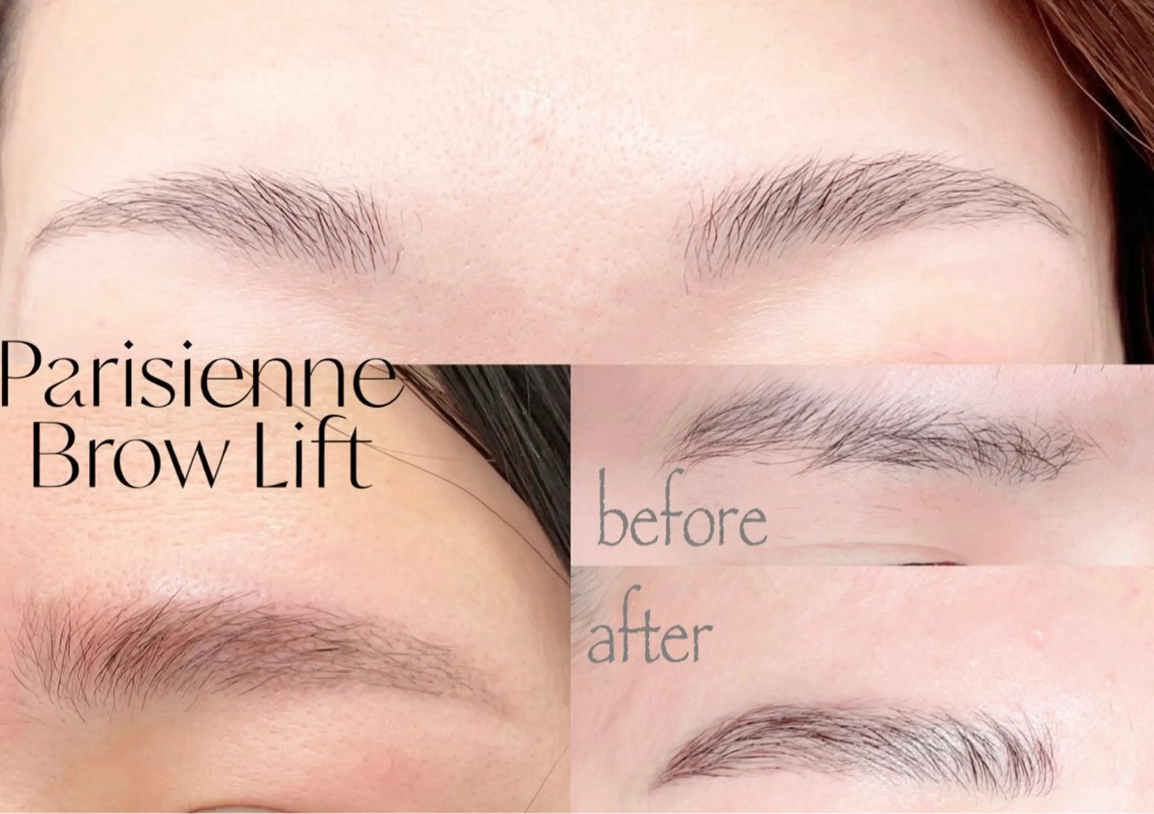 パリジェンヌブロウリフト＋眉毛スタイリング込みの写真