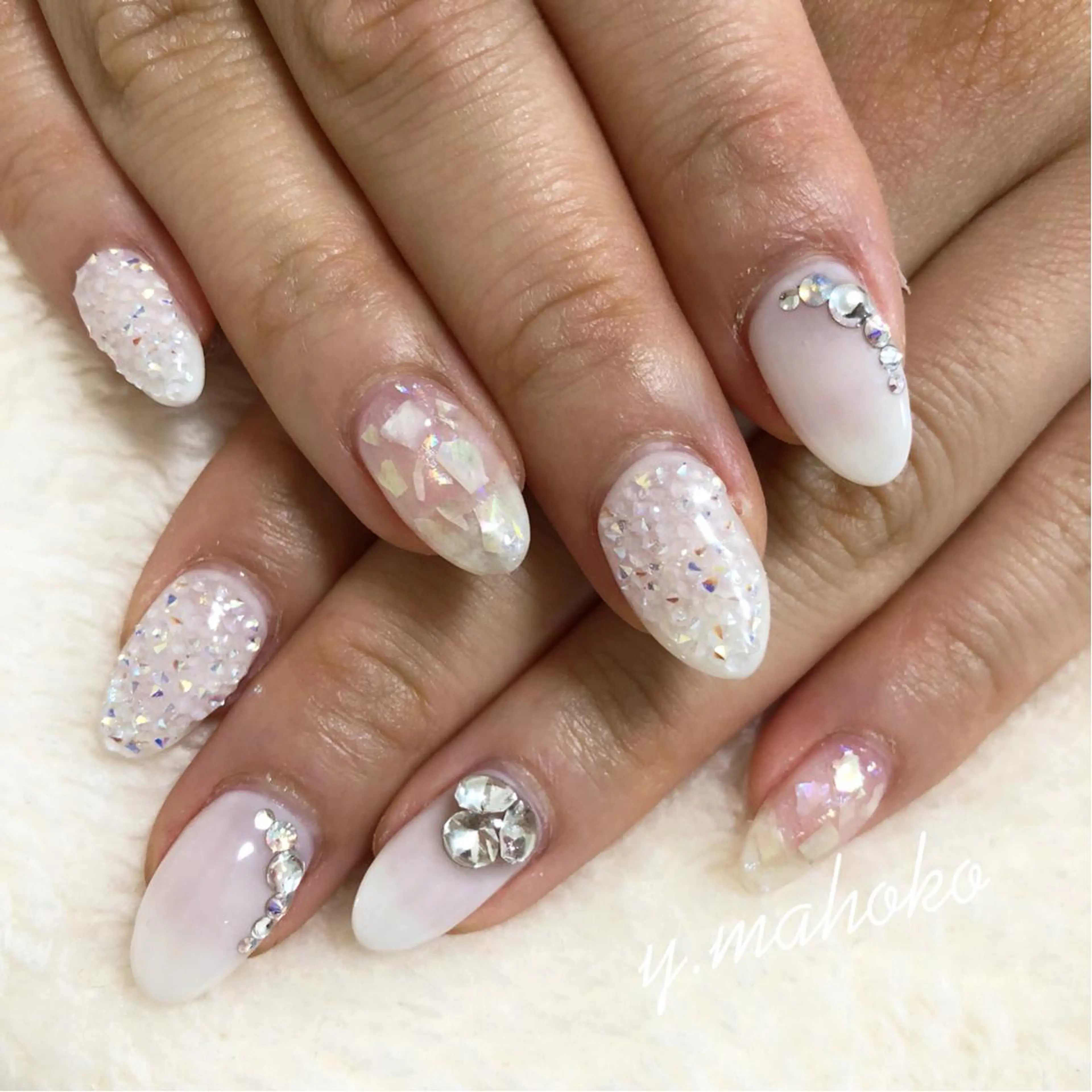 ネイル ハンドネイル She nail studio 原宿所属・パラジェル有/ スカルプ/mahoのネイルデザイン