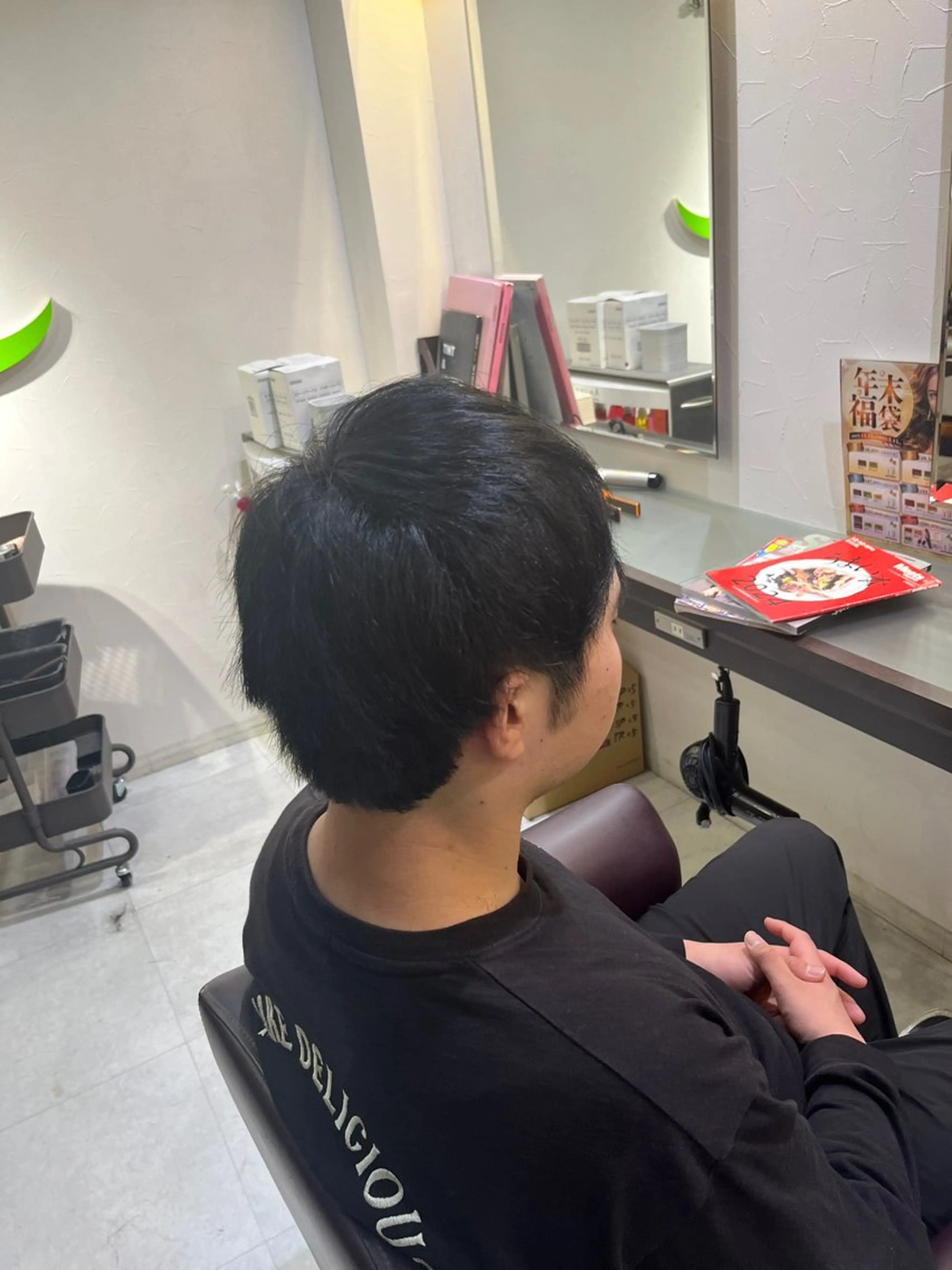 メンズカットの写真