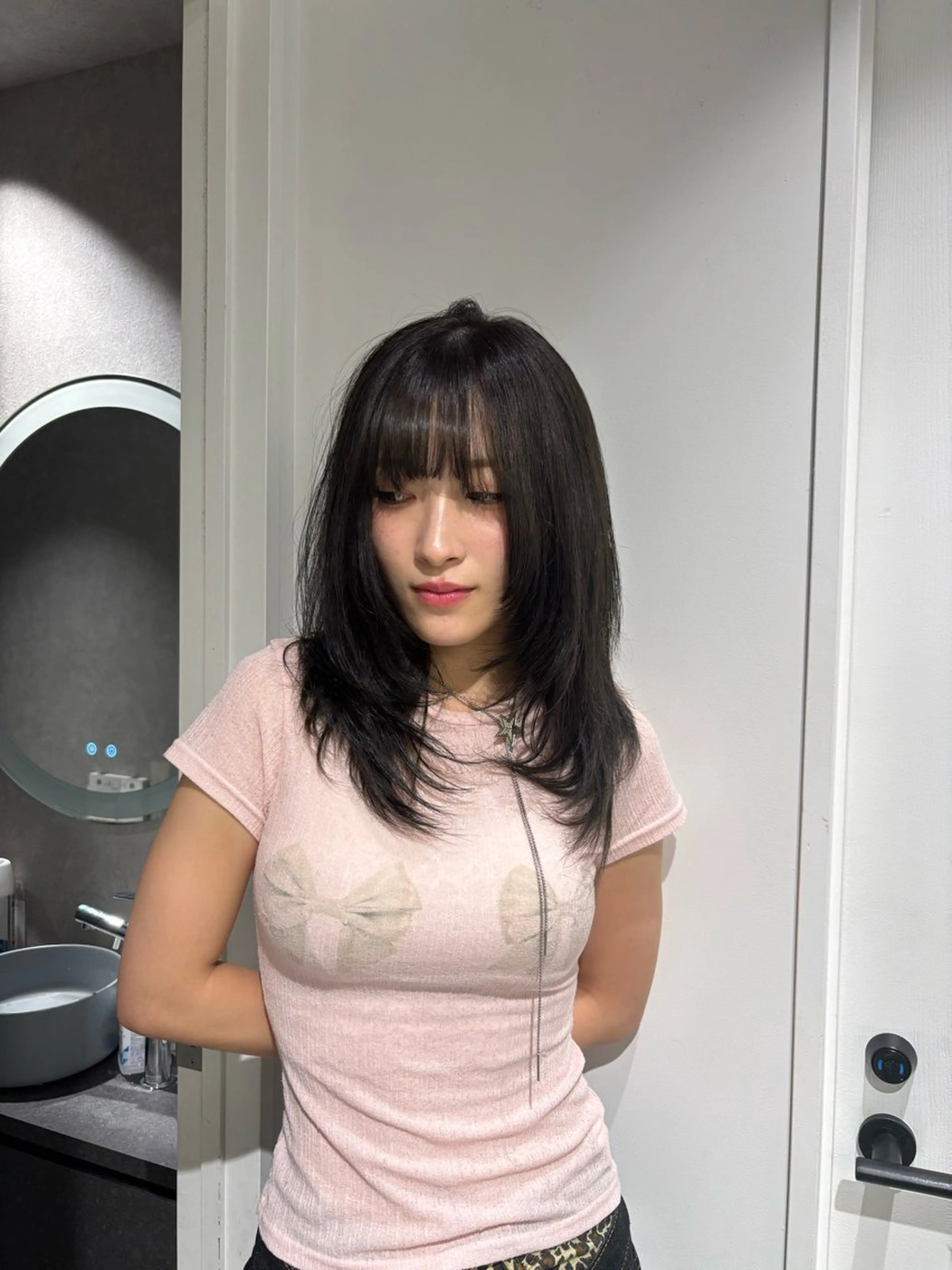 ダメージレス】透明感Wカラー✩ブリーチなし✨️の写真