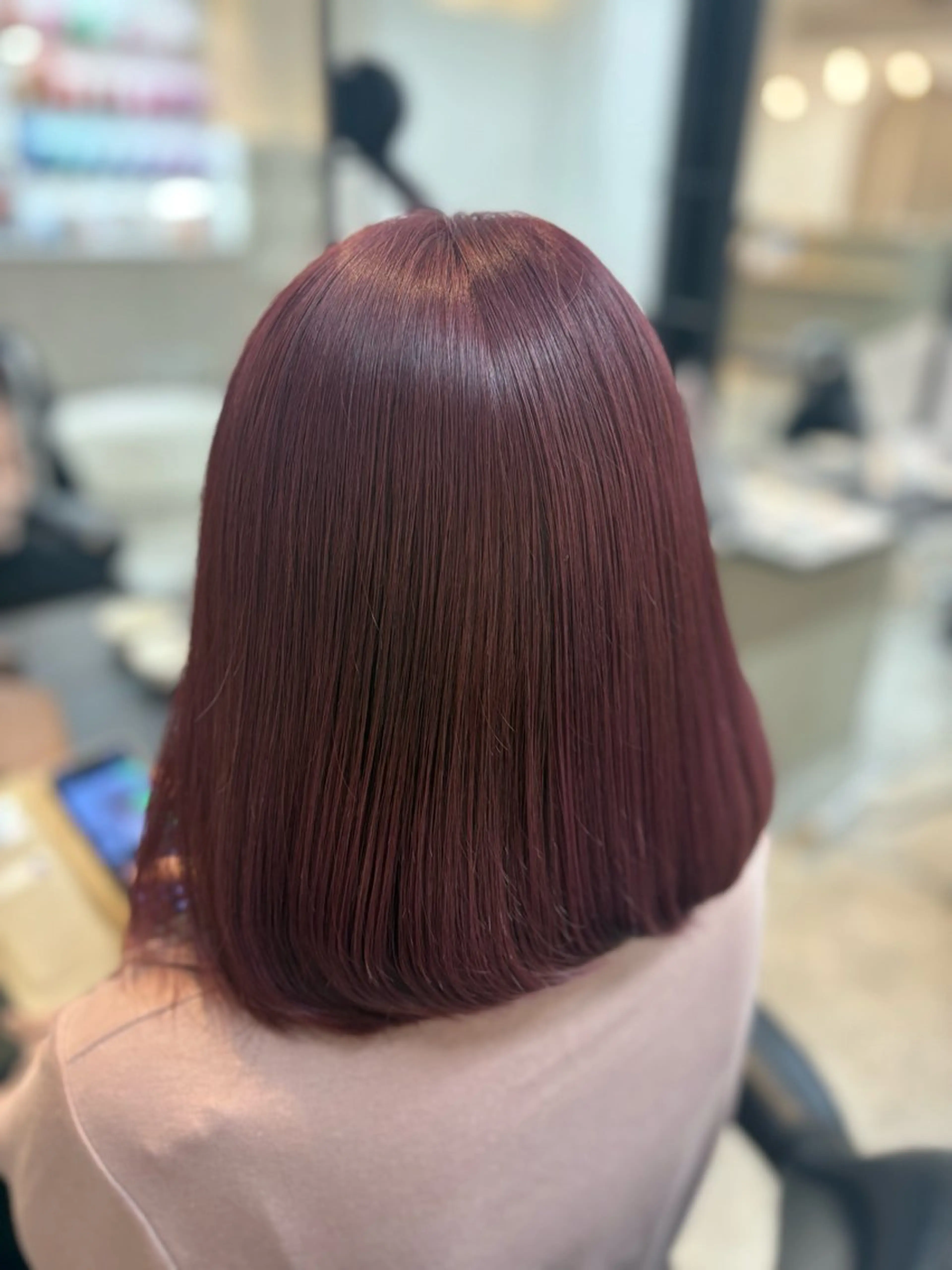 ショート カラー 札幌艶髪/透明感 カラー🍓さつき🍓のヘアスタイル