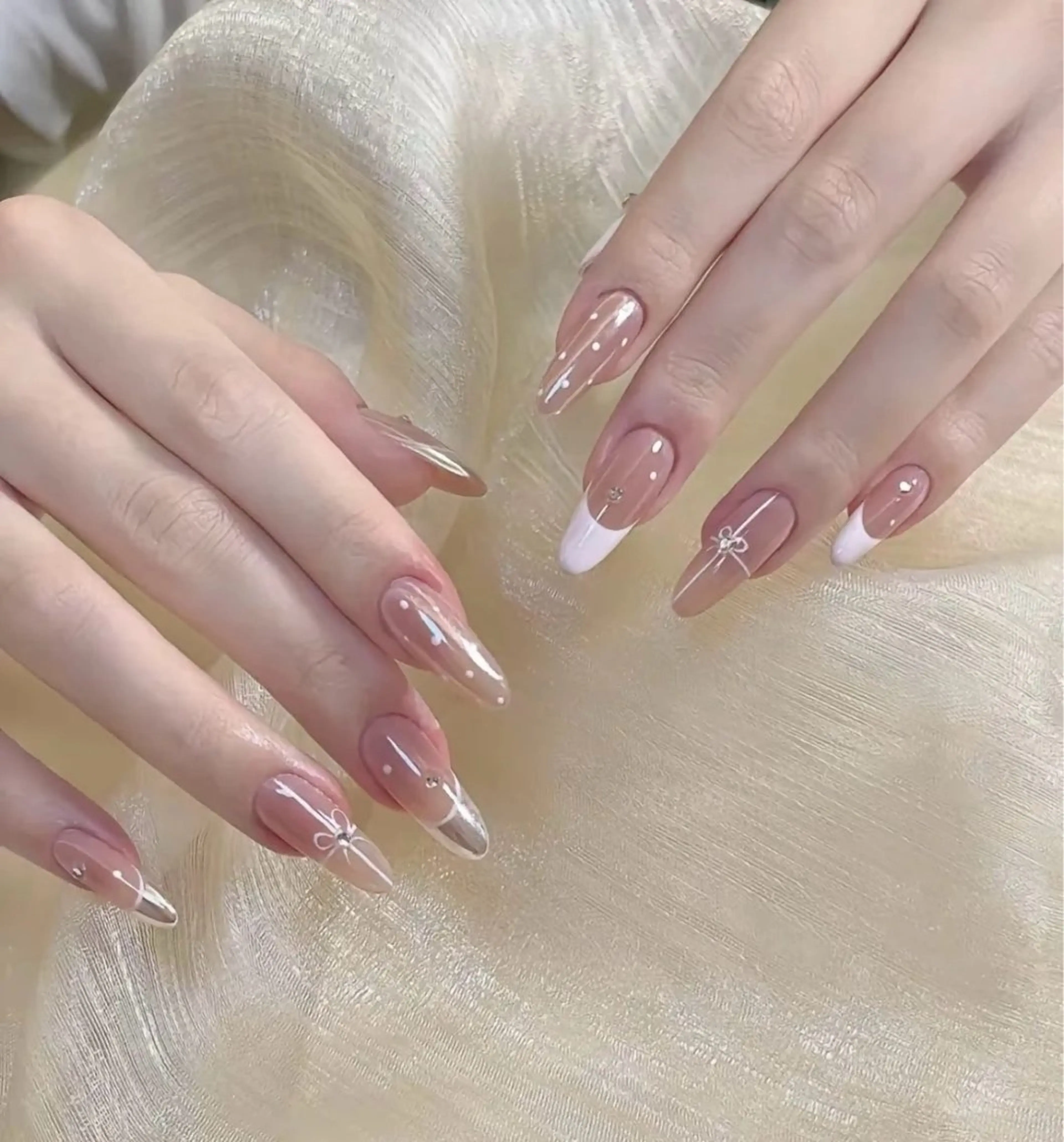 研修コース/チップ長さだし*ワンカラ一/マグネット4980円の写真