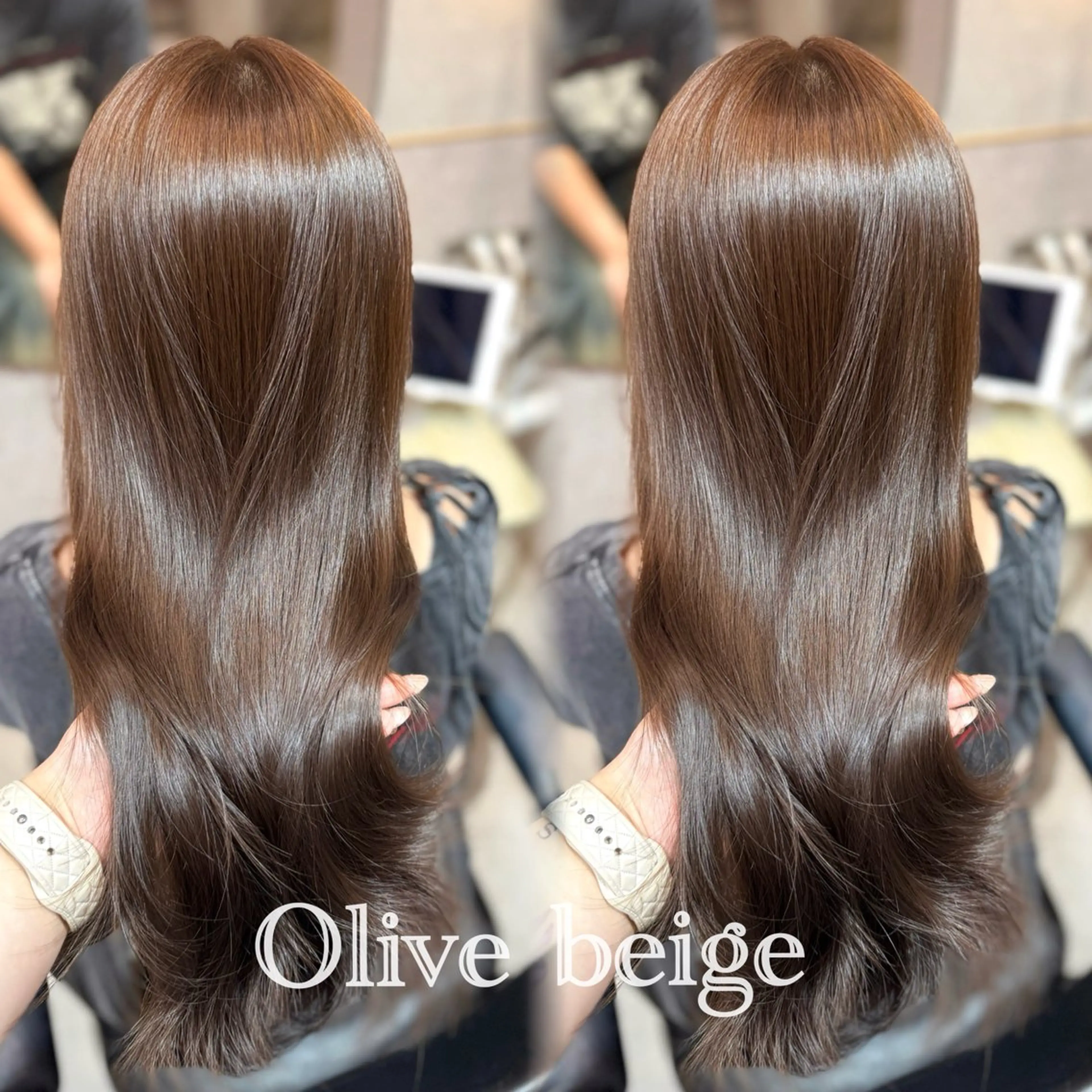 🫶🏻[ブリーチなし]韓国カット+ダブルカラー+1stepトリートメント🫶🏻の写真