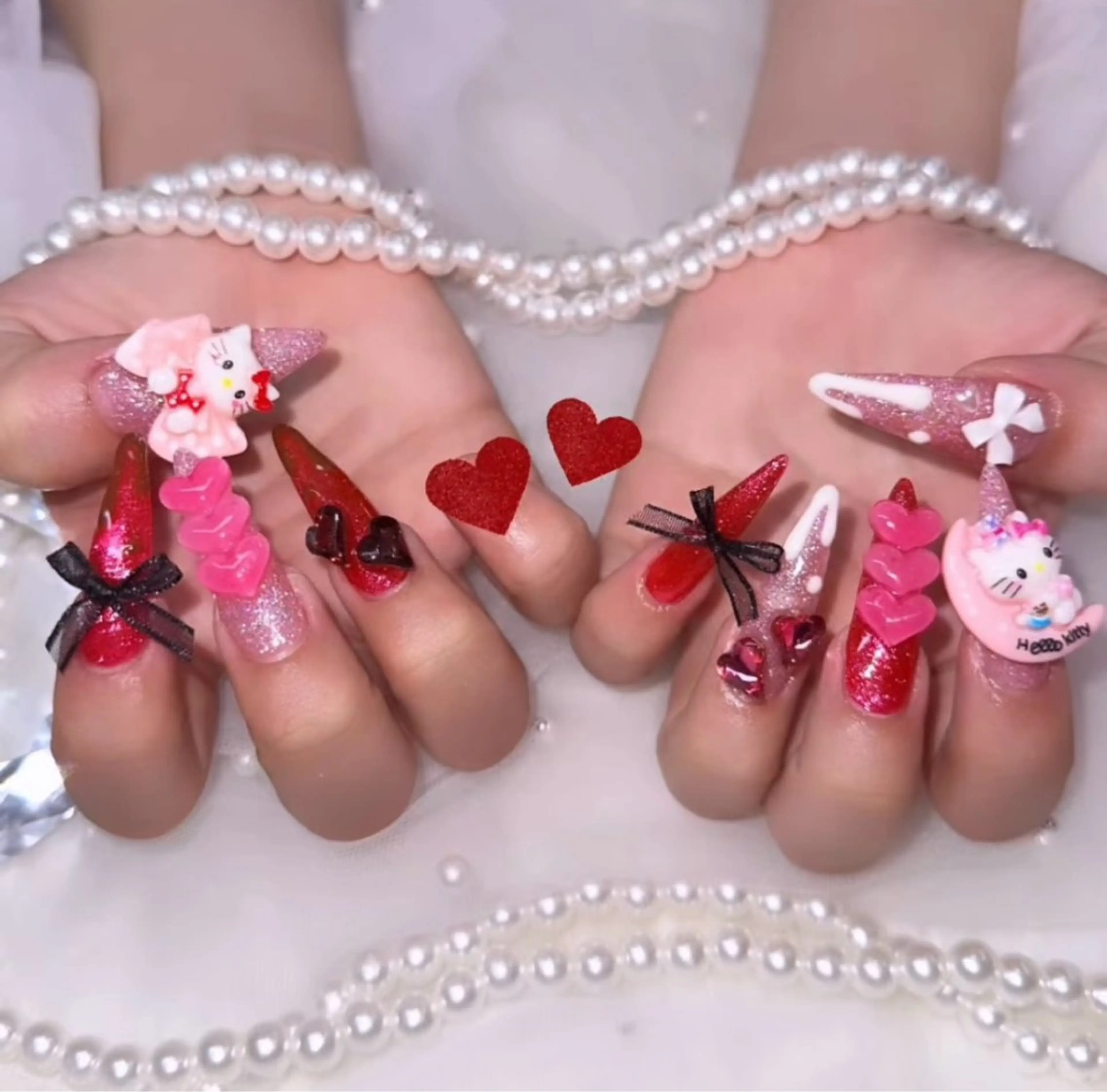 ネイル 韓国ネイル ロングネイル メンズネイル ワンホンネイル ハンドネイル ビューティーサロン ICYのネイルデザイン