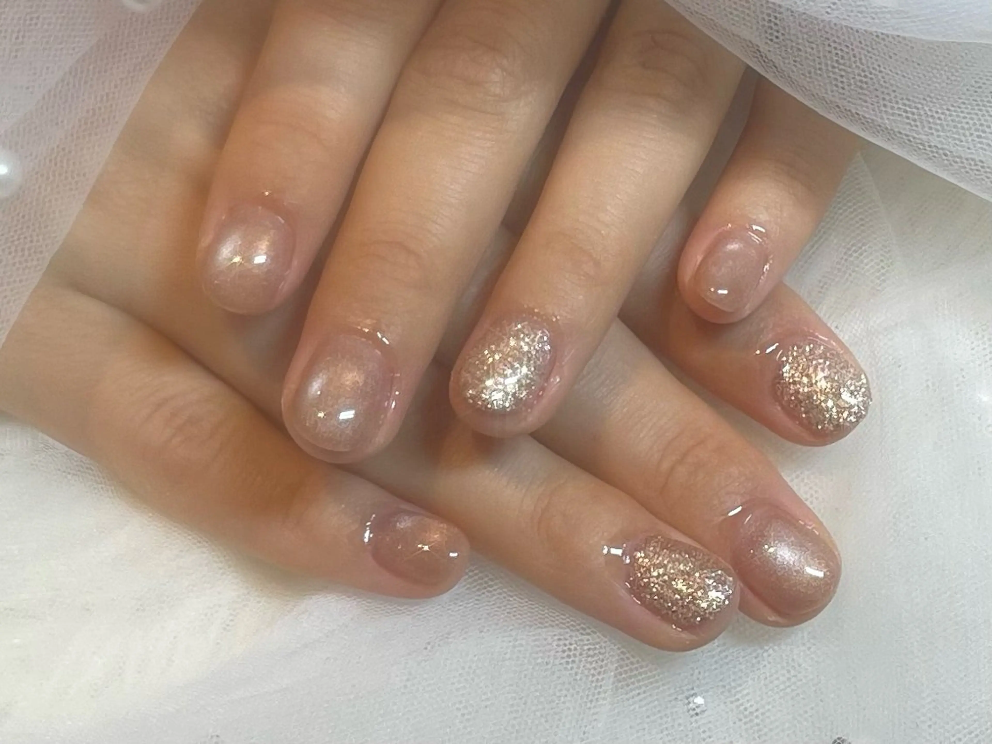 ネイル アートネイル ラメ(グリッター) マグネットネイル ハンドネイル ANDY💫 KANONのネイルデザイン