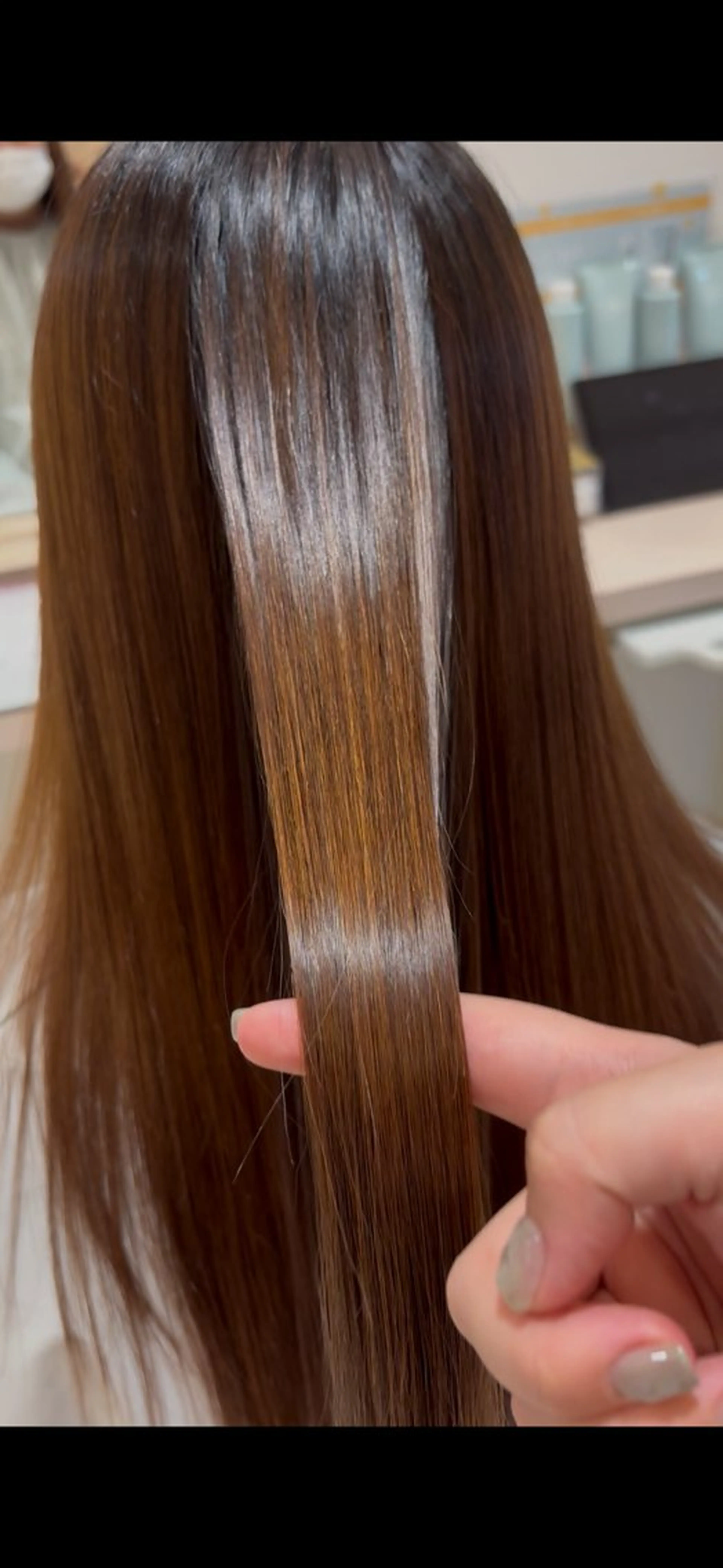 ロング 縮毛矯正 トリートメント 🪽羽エク/Ash 店長/折目奈央🪽のヘアスタイル