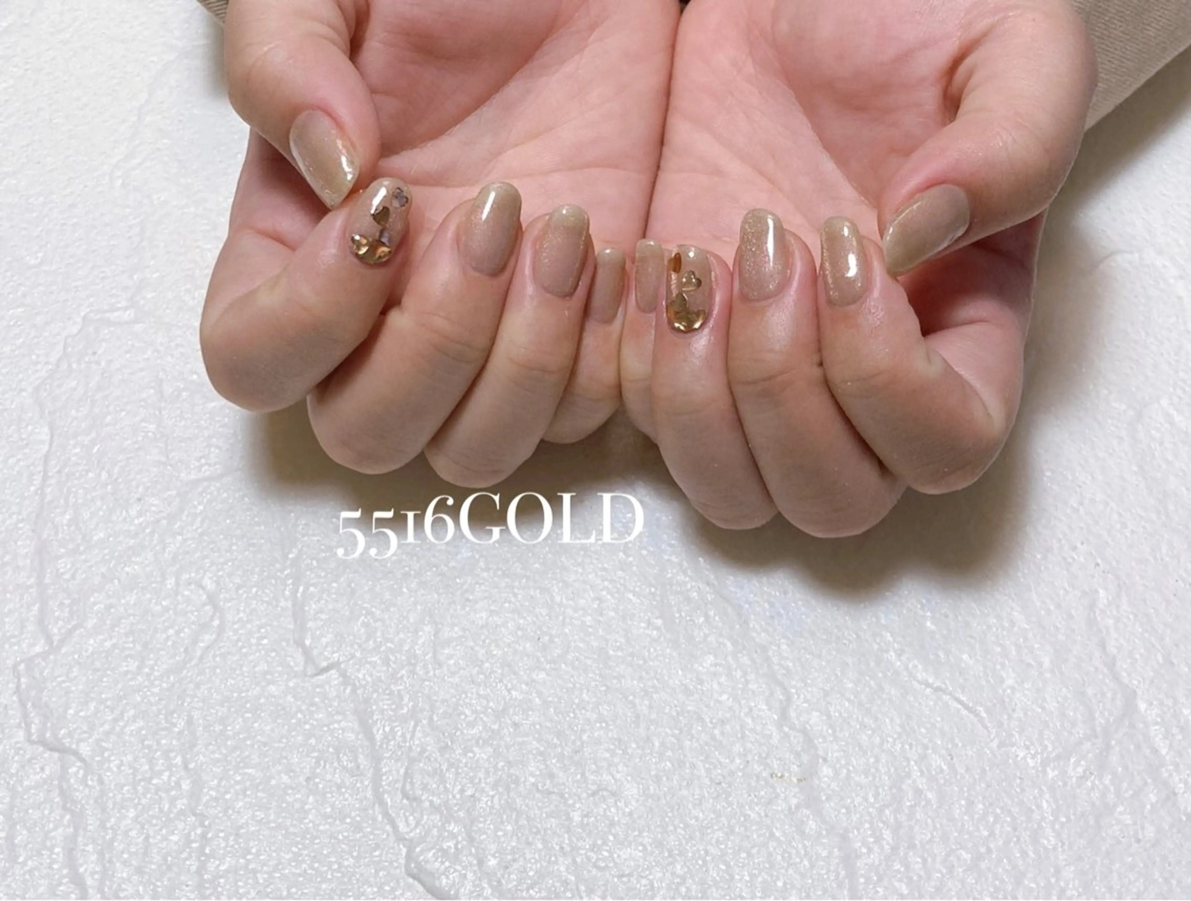 ネイル マグネットネイル バレンタイン 💎5516 MACHIKOのネイルデザイン