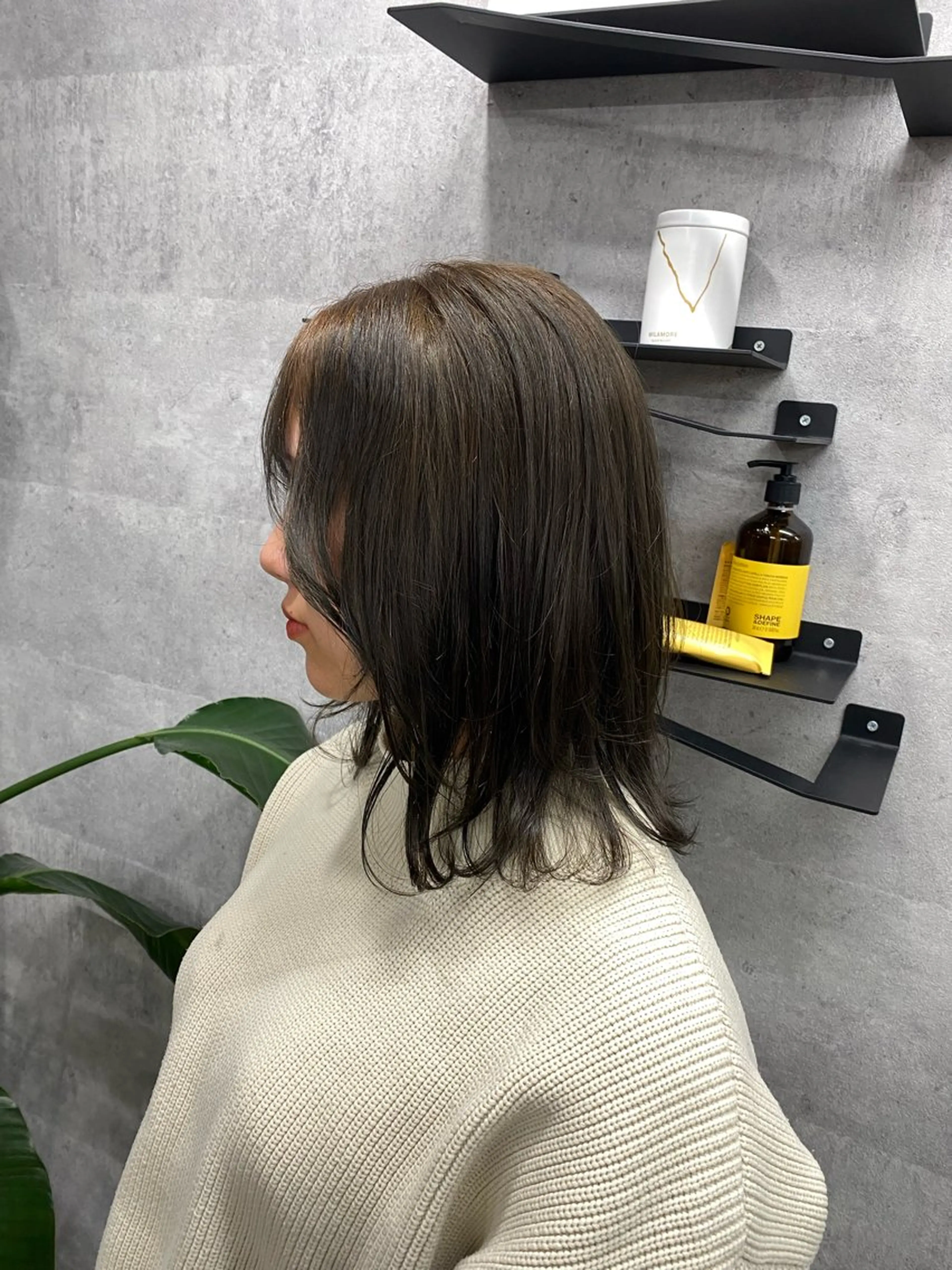 ミディアム riho 🥣🤍のヘアスタイル