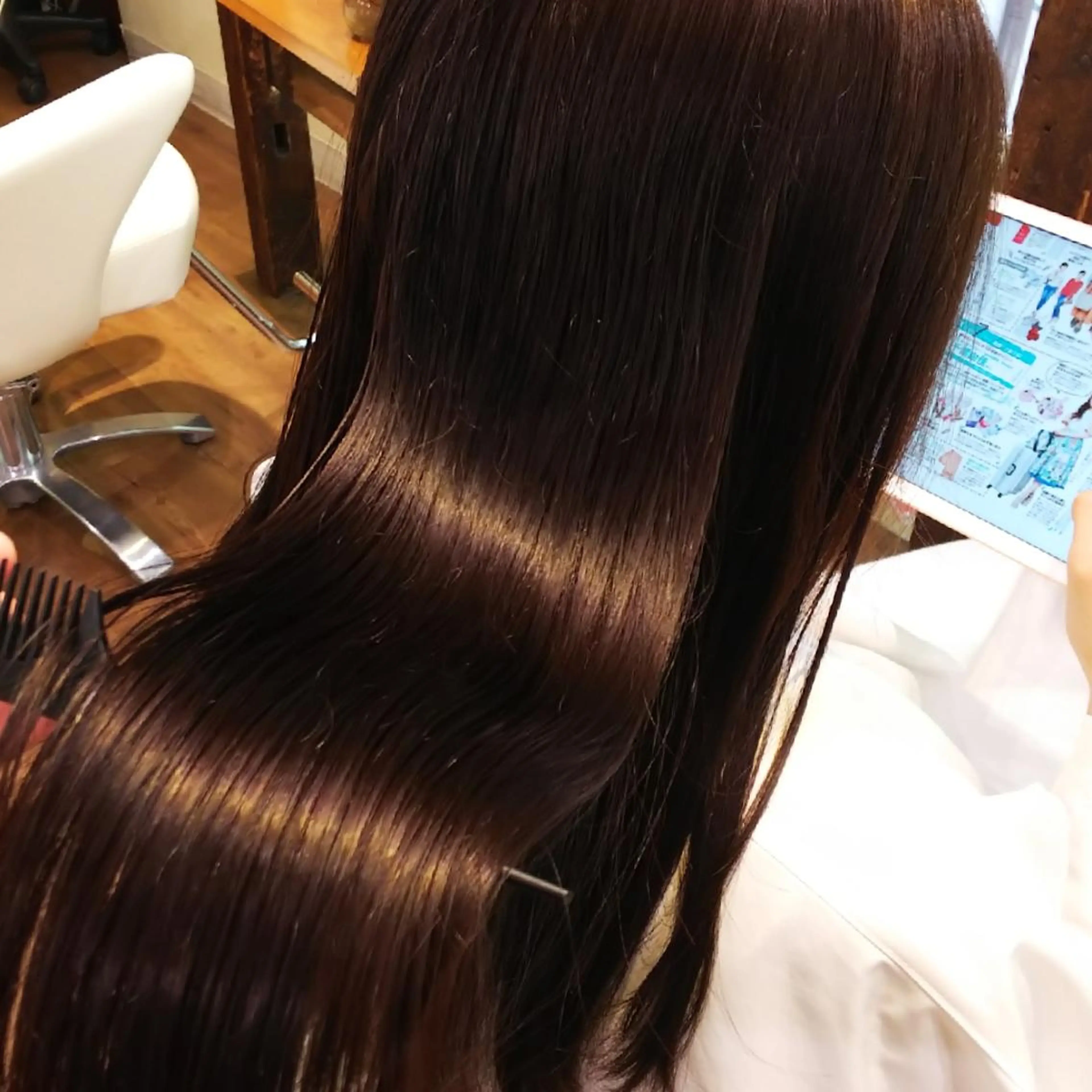 髪質改善＆白髪ぼかし カラー♡店長みやけ♡のヘアスタイル