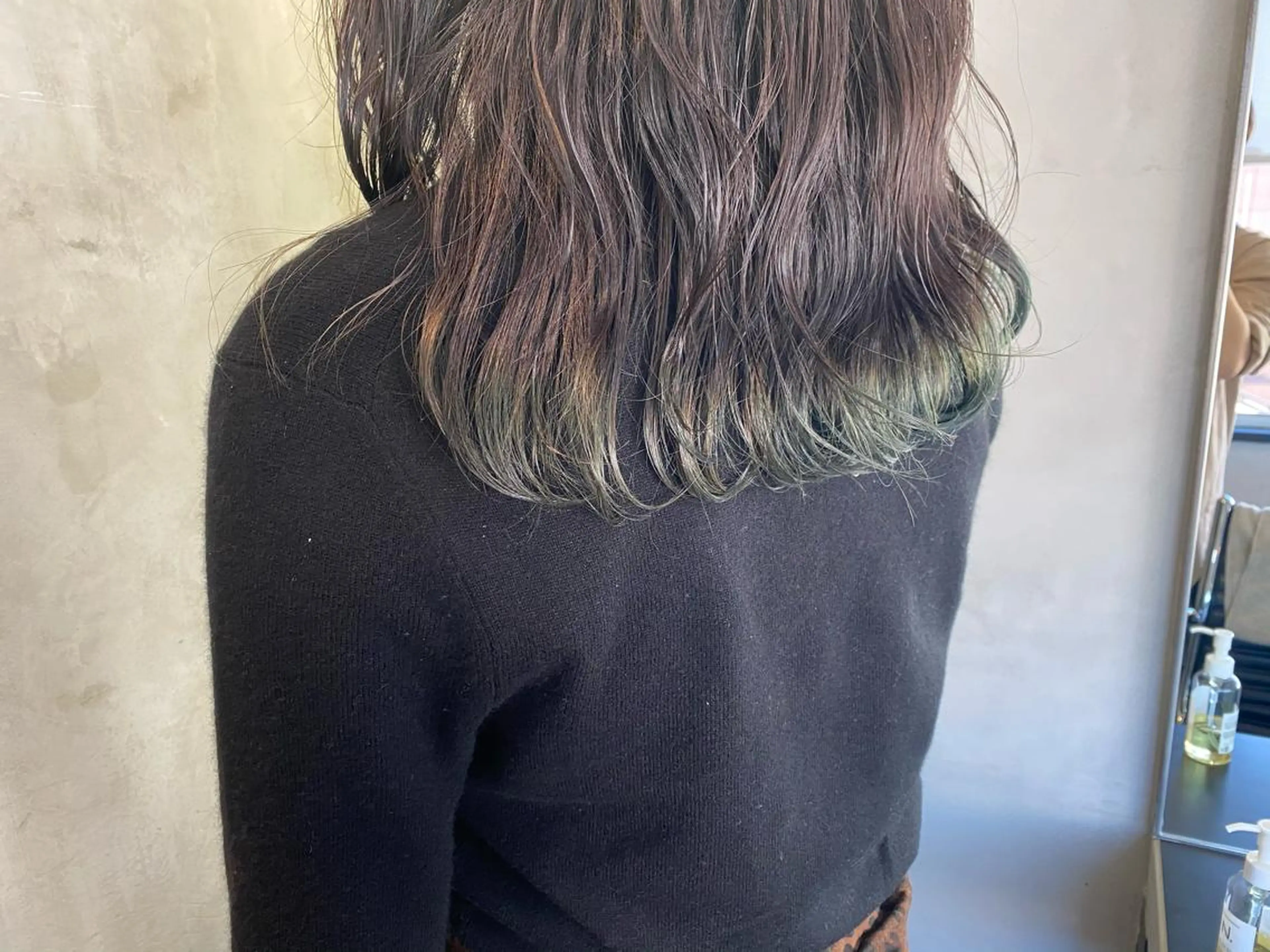 ミディアム カラー ヘアアレンジ stylist/蛯谷 珠里のヘアスタイル