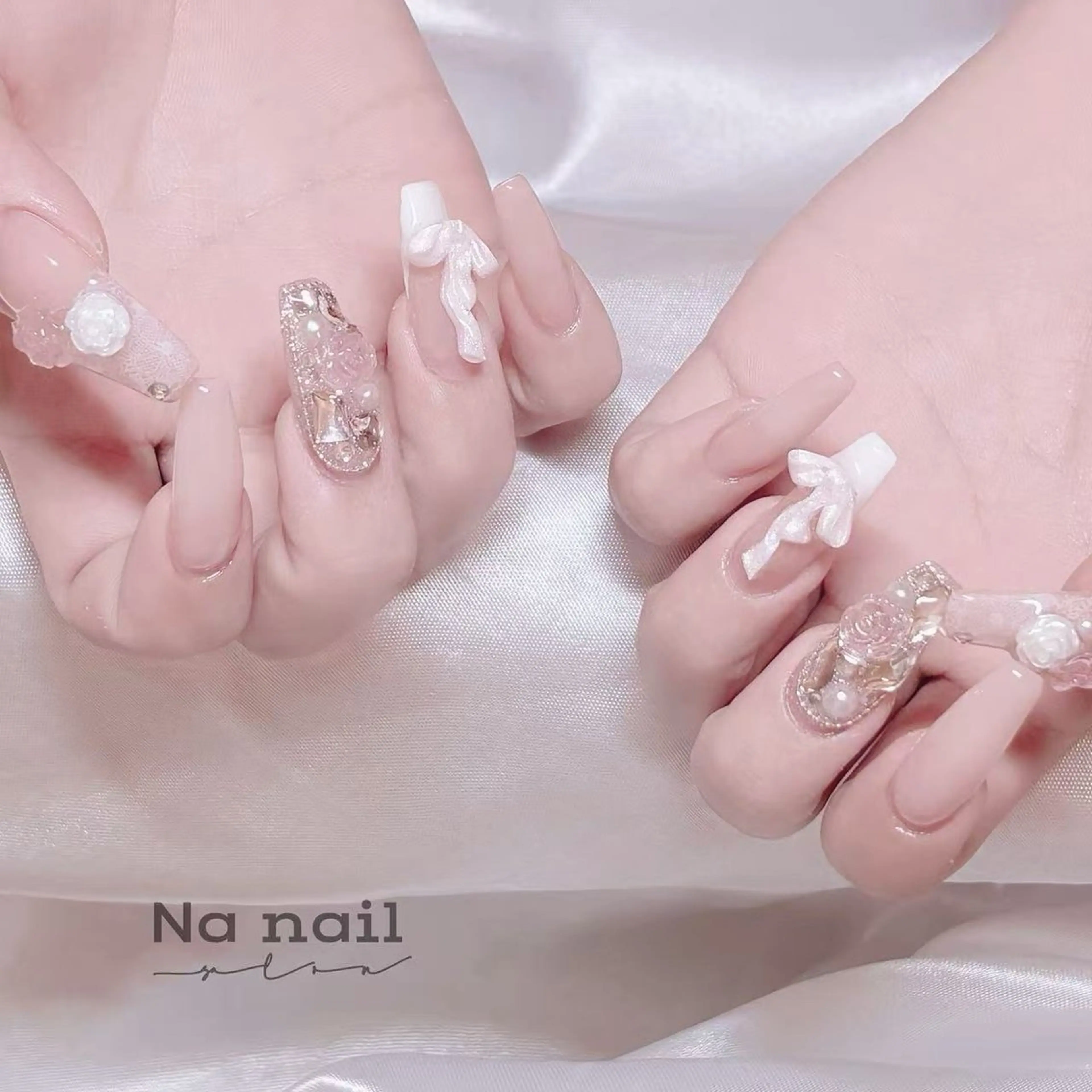 ネイル チークネイル フラッシュネイル フレンチネイル ジェルネイル グラデーション ハンドネイル CC Nail 高田馬場のネイルデザイン