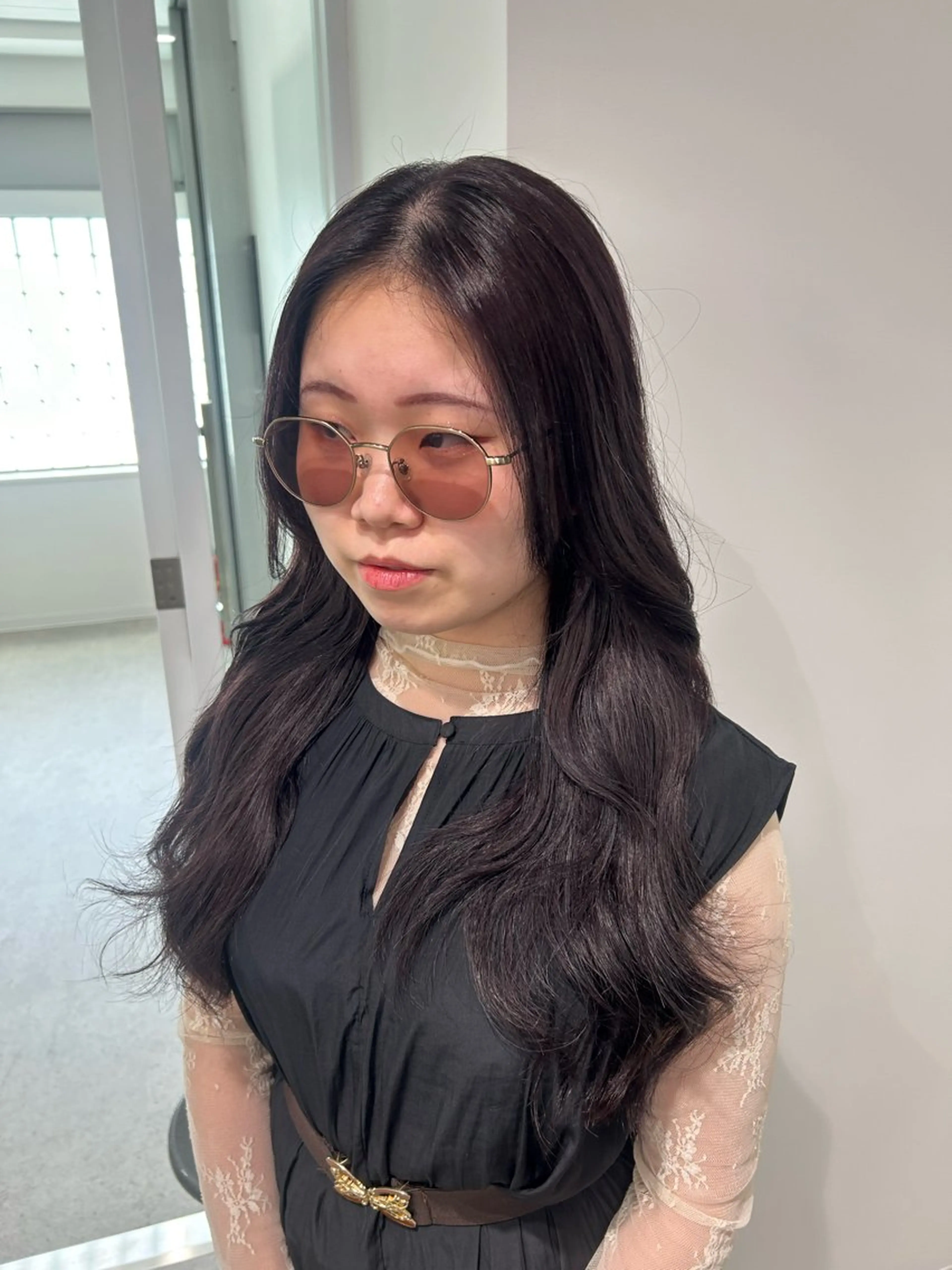 ロング カラー 愛結 暖色カラー🎀🩰のヘアスタイル