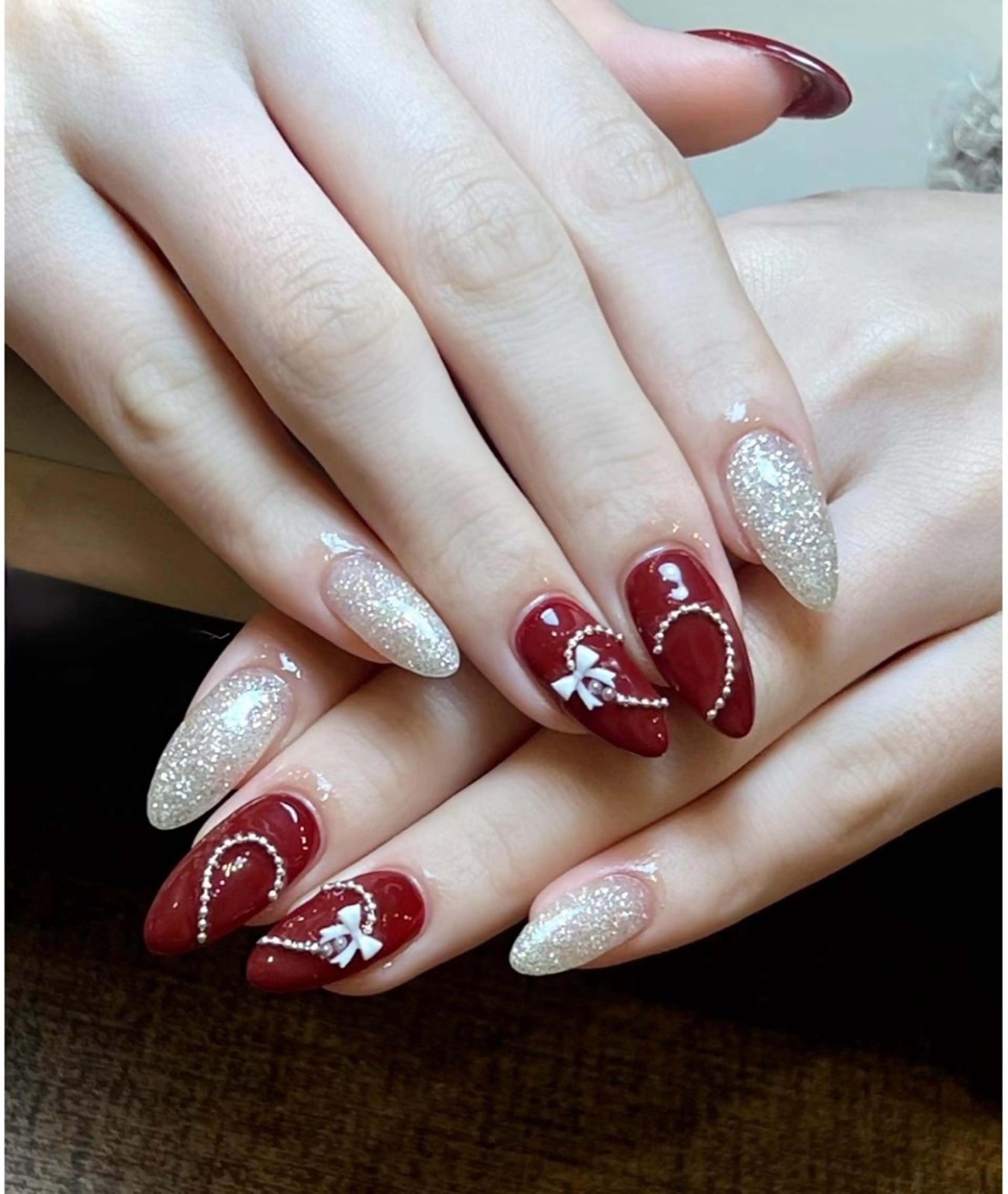 ネイル アートネイル べっ甲ネイル チークネイル 成人式 長さ出し ハンドネイル ハンドケア For you. Nail Salonのネイルデザイン