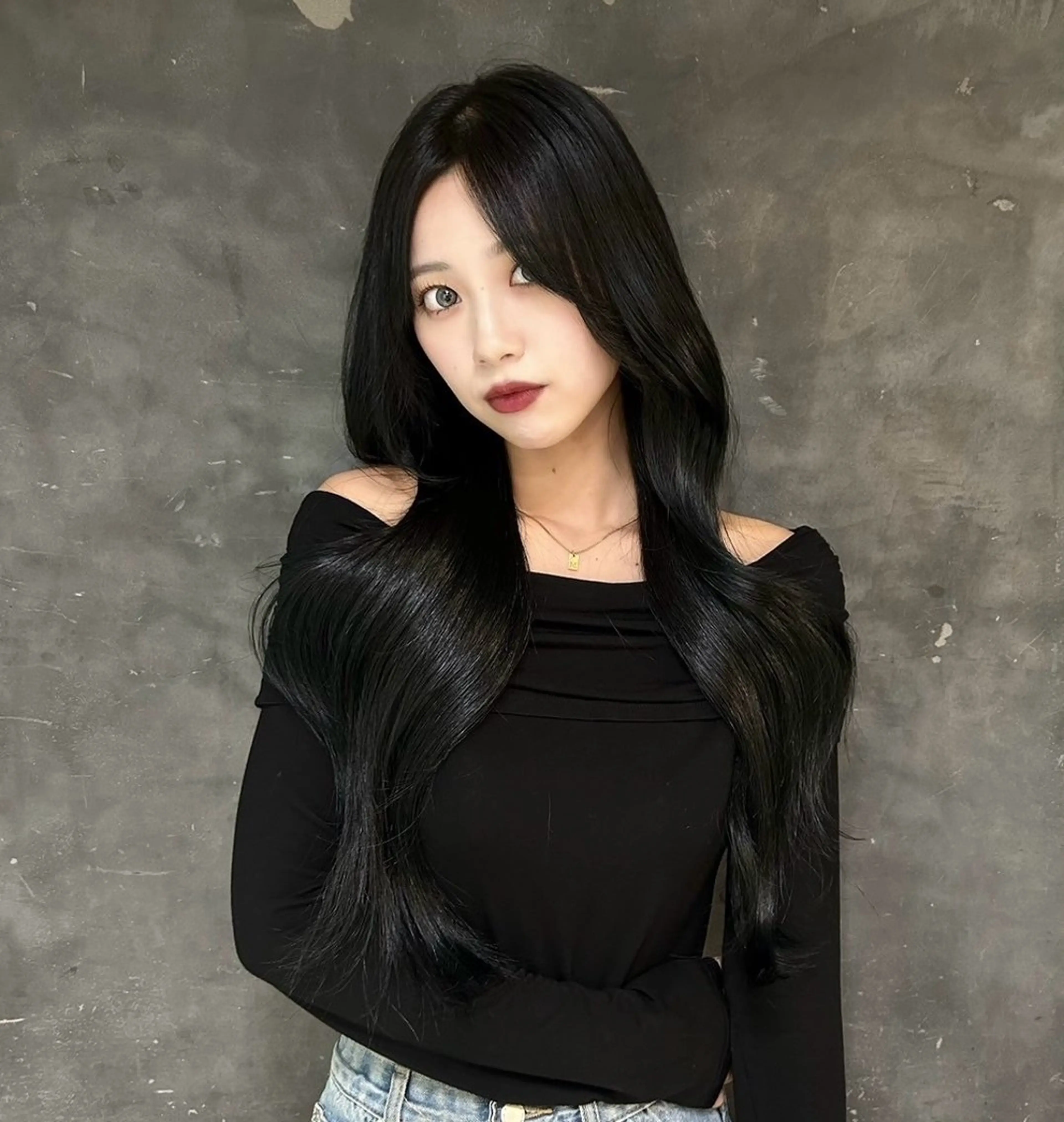 カラー ブルーカラー ブルーグレー 二宮 陽太のヘアスタイル