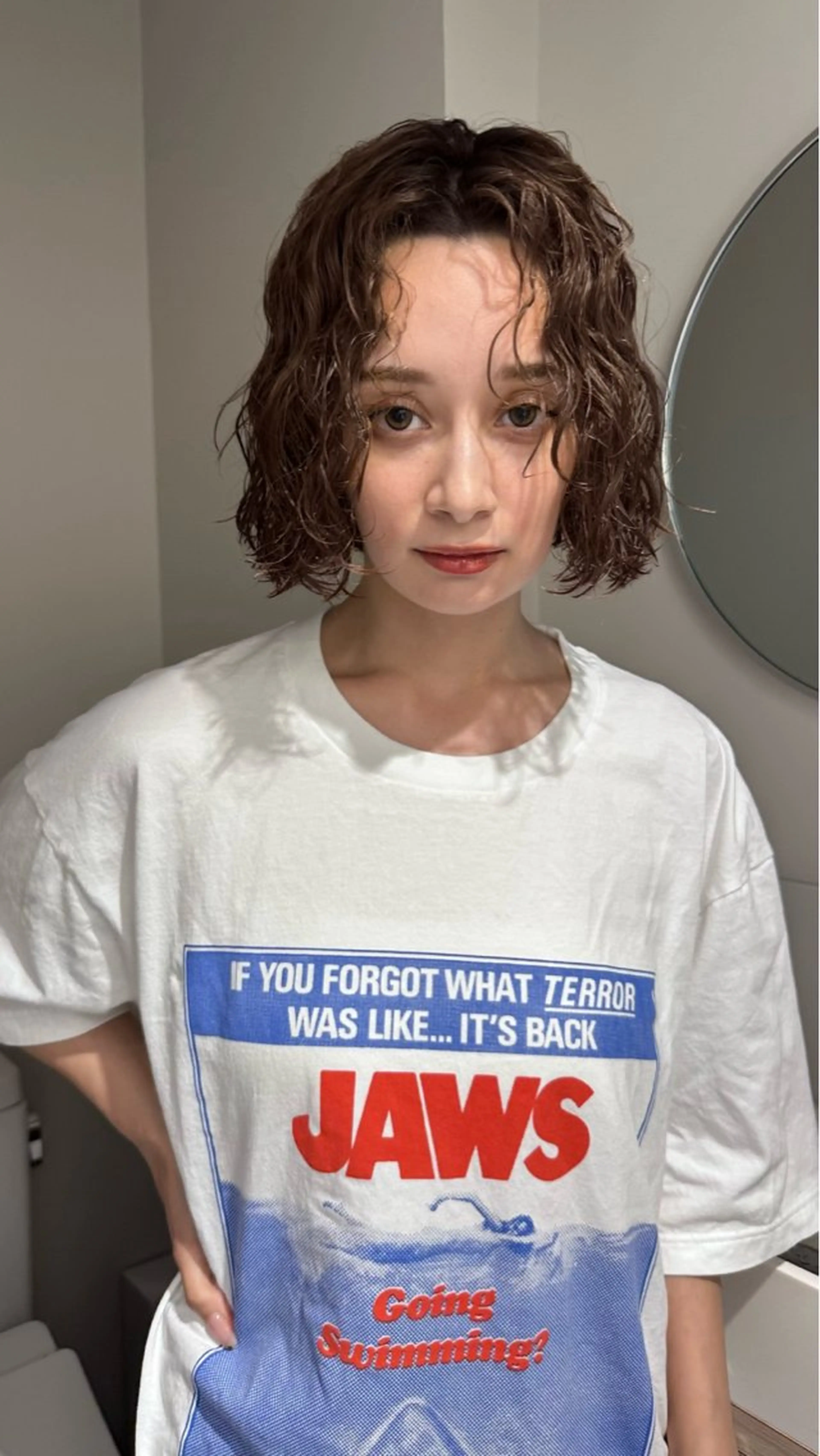 ショート 🌀渋谷ボブパーマ 🌀河野瑠太のヘアスタイル