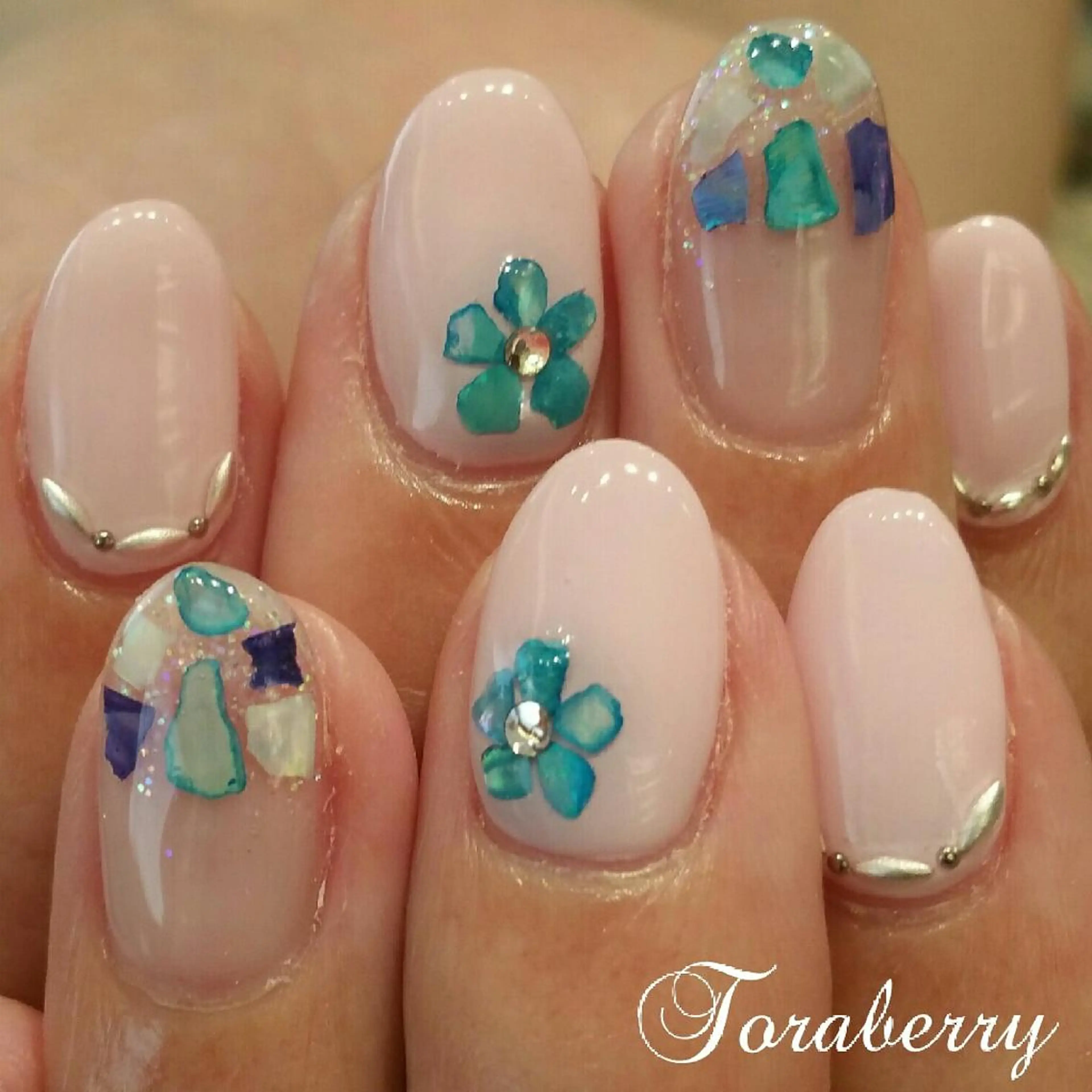 ネイル フラワーネイル ネイリスト なつみのネイルデザイン