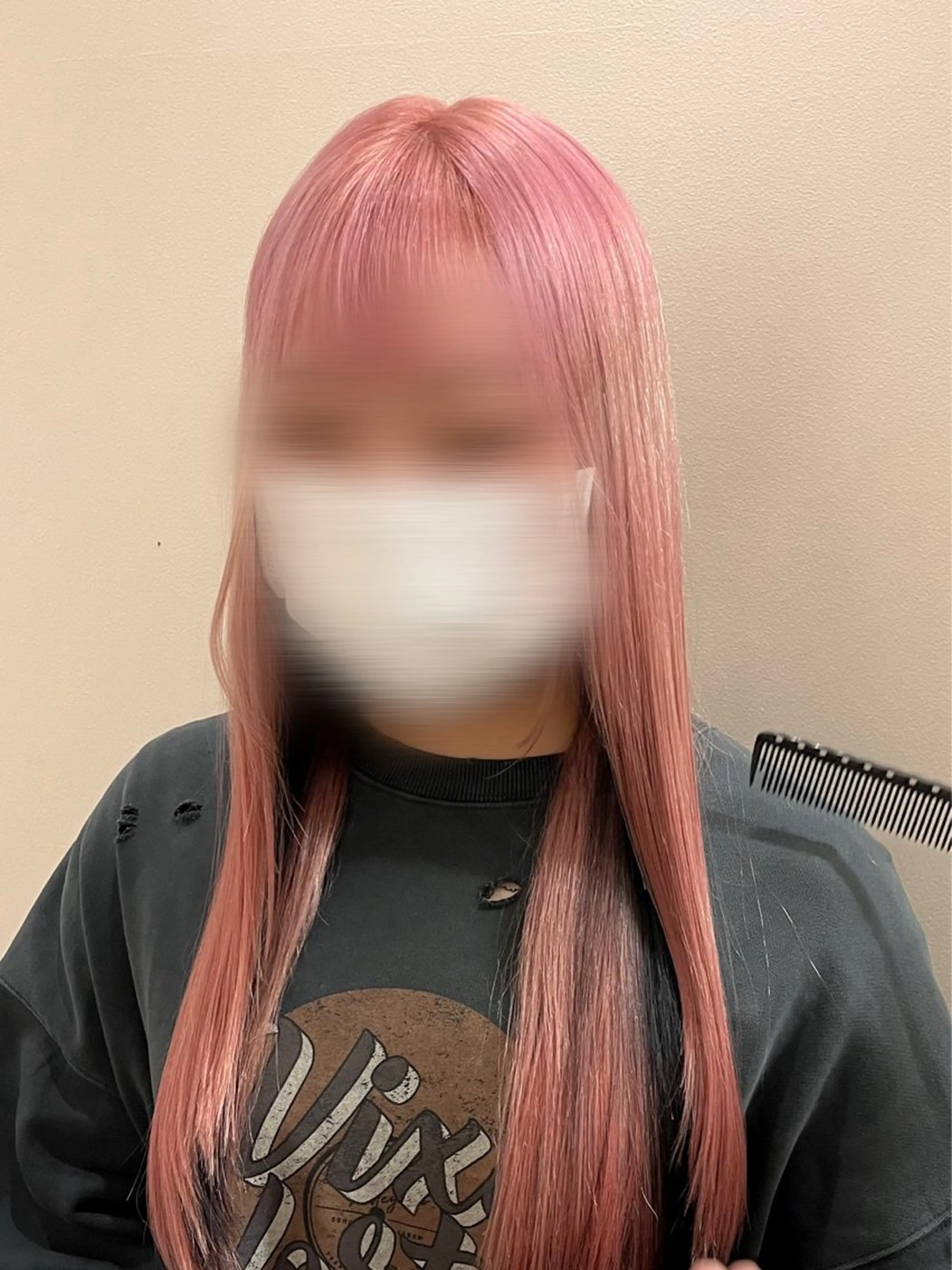 ロング サナ/大阪/茶屋町 /韓国風ハイトーンのヘアスタイル