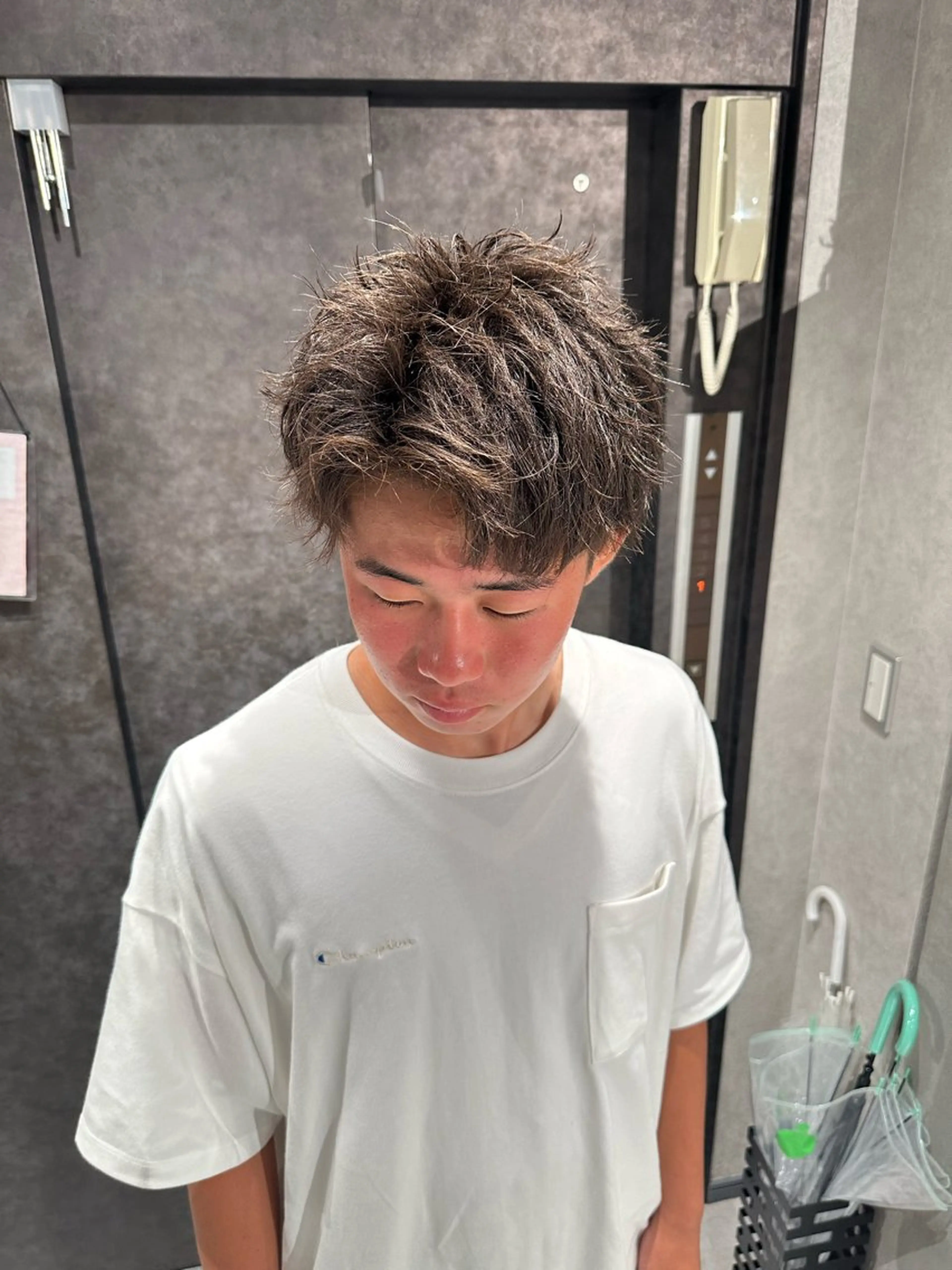 ショート ヘアアレンジ メンズ NEXT NEO所属・メンズヘア静岡 ✂︎Ryuheiのヘアスタイル