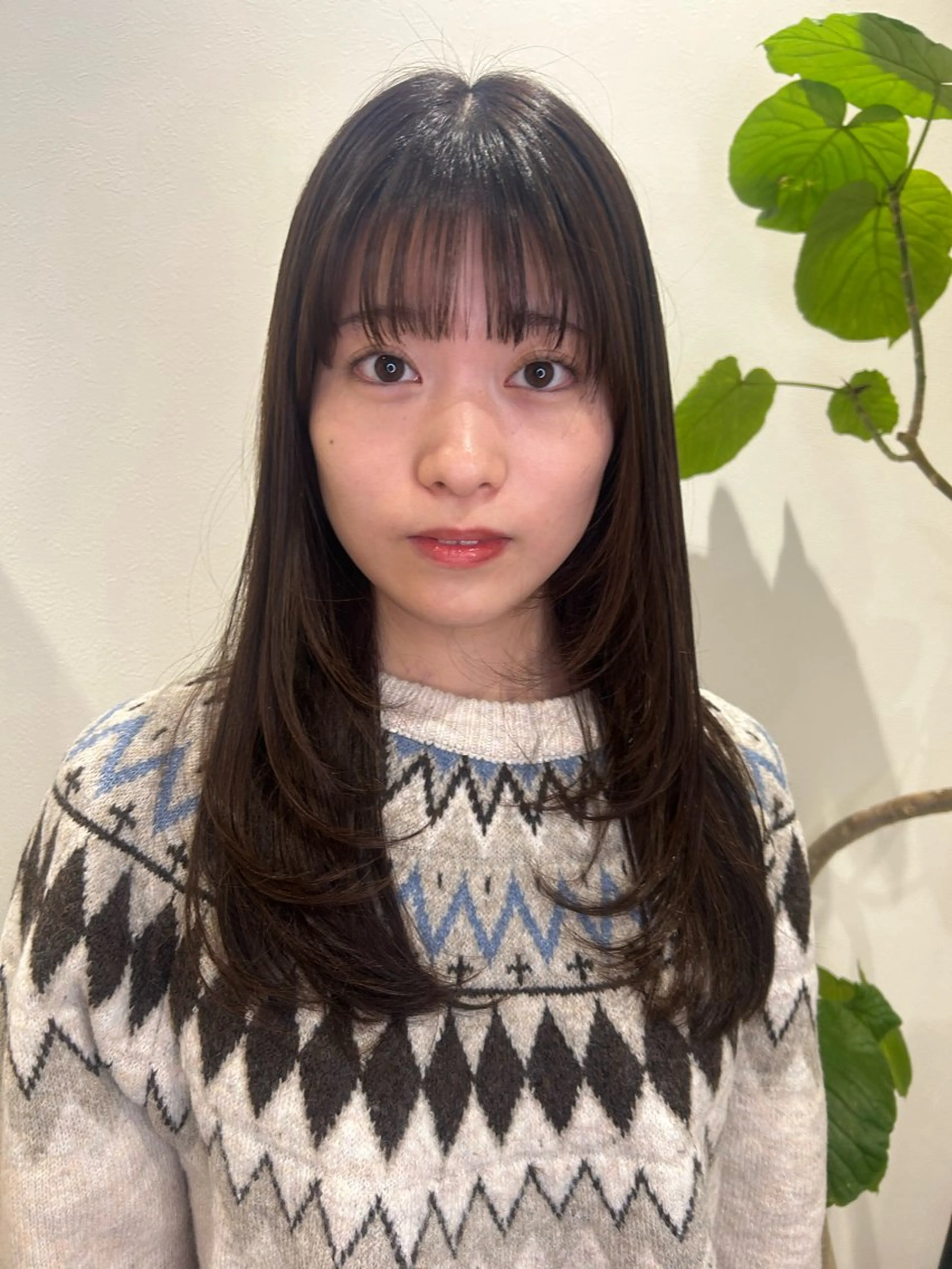 ロング カラー 顔まわりレイヤー 顔周りカット レイヤーカット VISUALIST所属・小倉/レイヤー/ 顔周りカット/naoのヘアスタイル