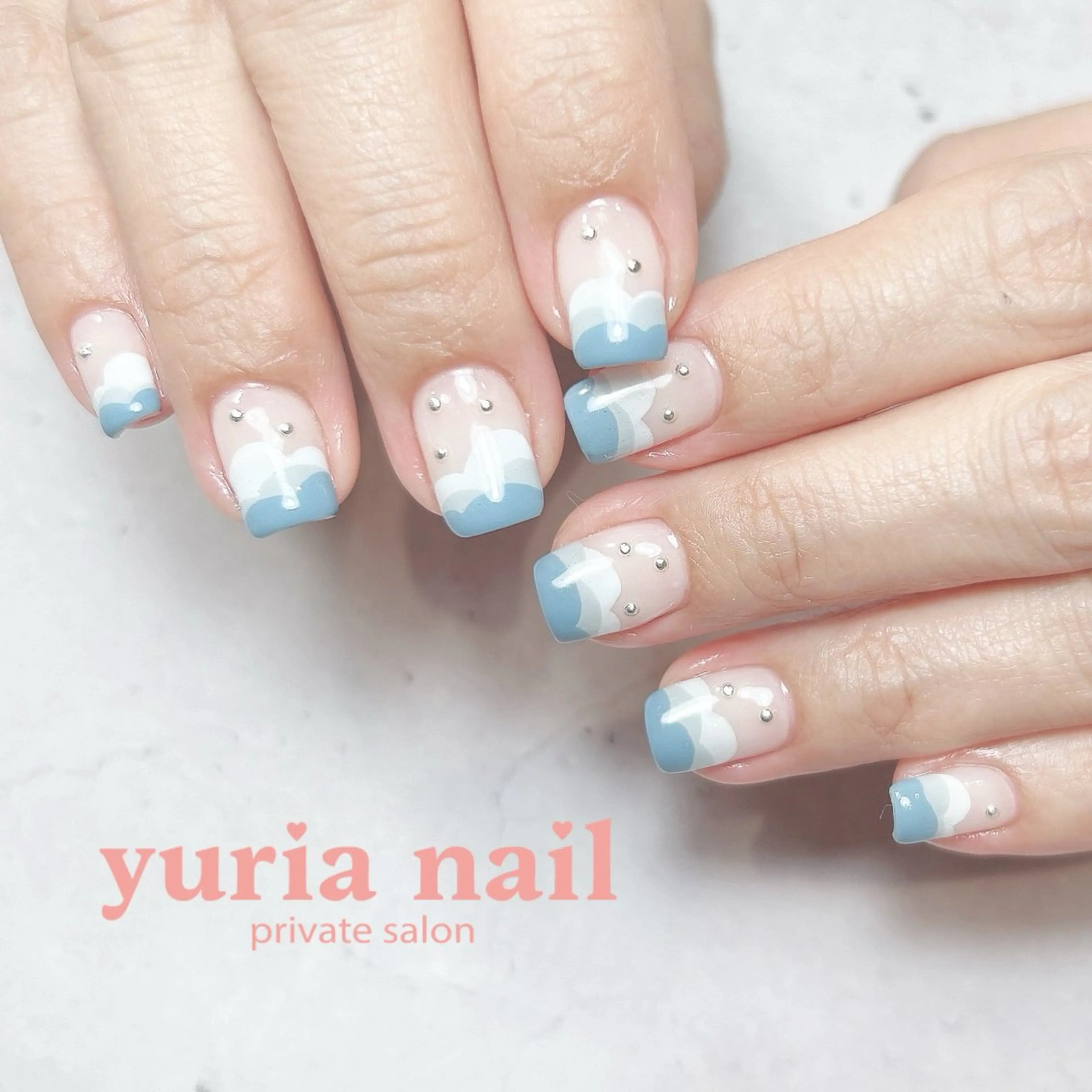 ネイル ジェルネイル 持ち込み ハンドネイル 小林 ゆりあのネイルデザイン