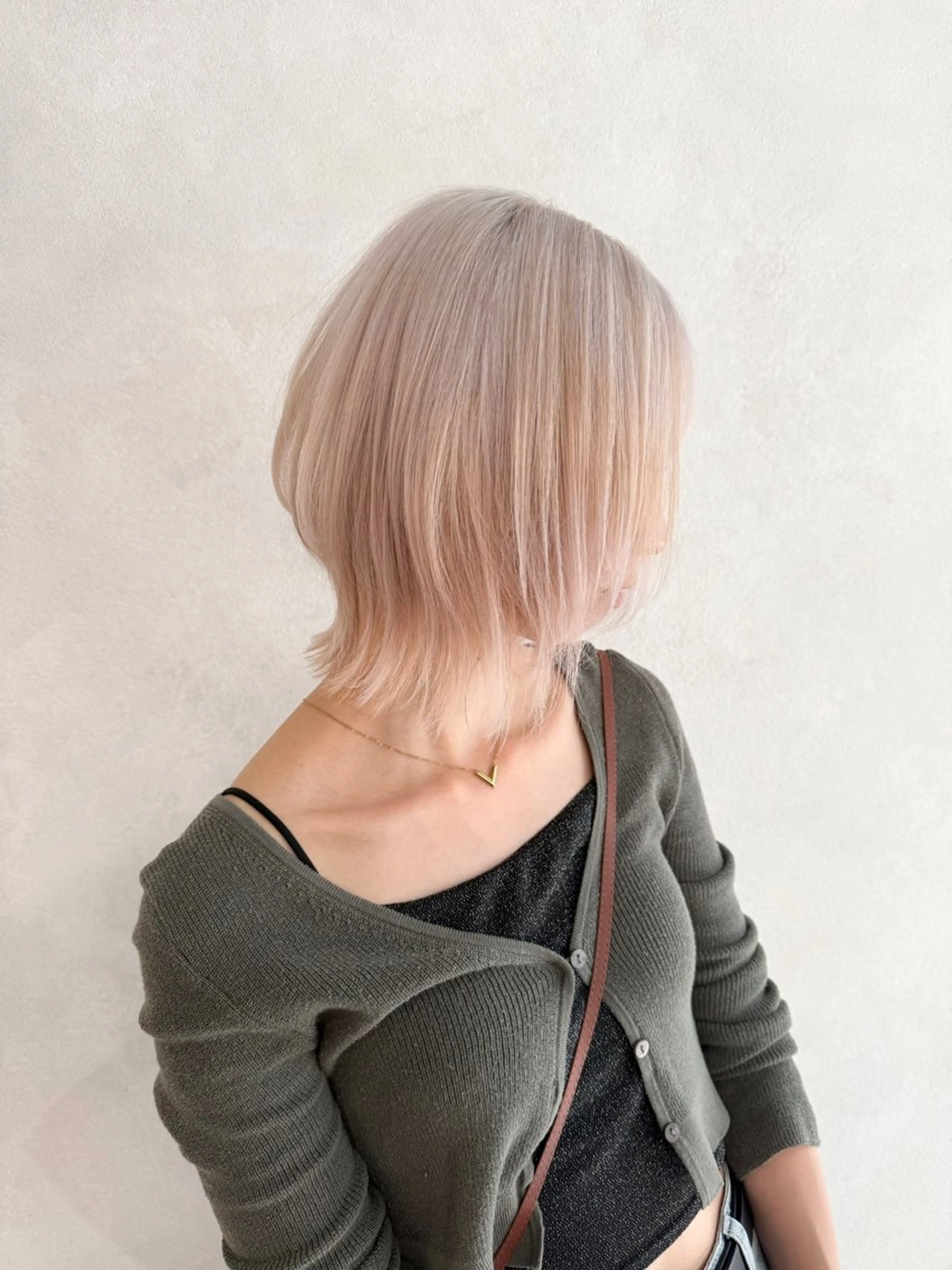 ショート カラー ヘアカラー 森貝 洋亮のヘアスタイル