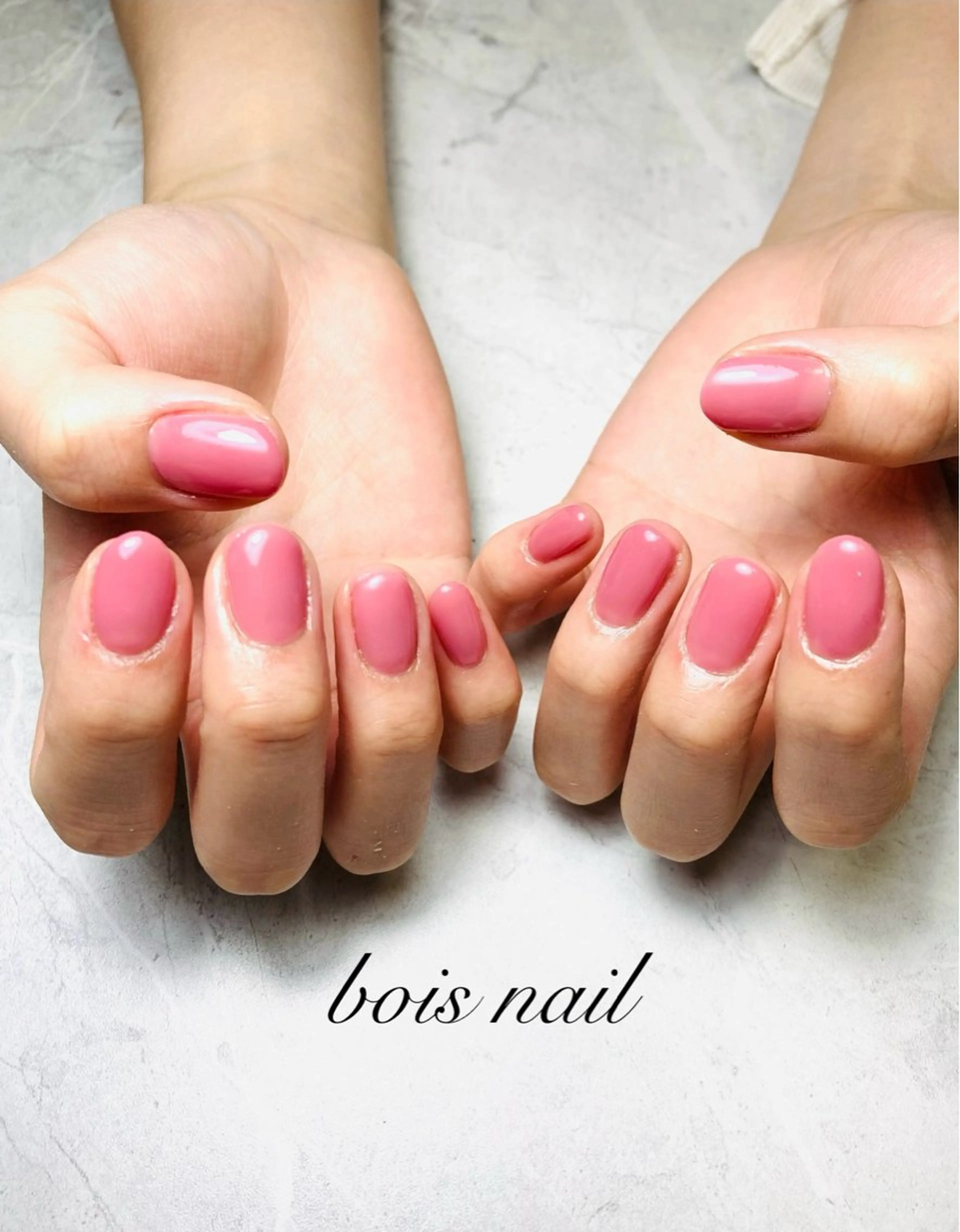 ネイル ワンカラーネイル bois nail ボワネイル北巽のネイルデザイン