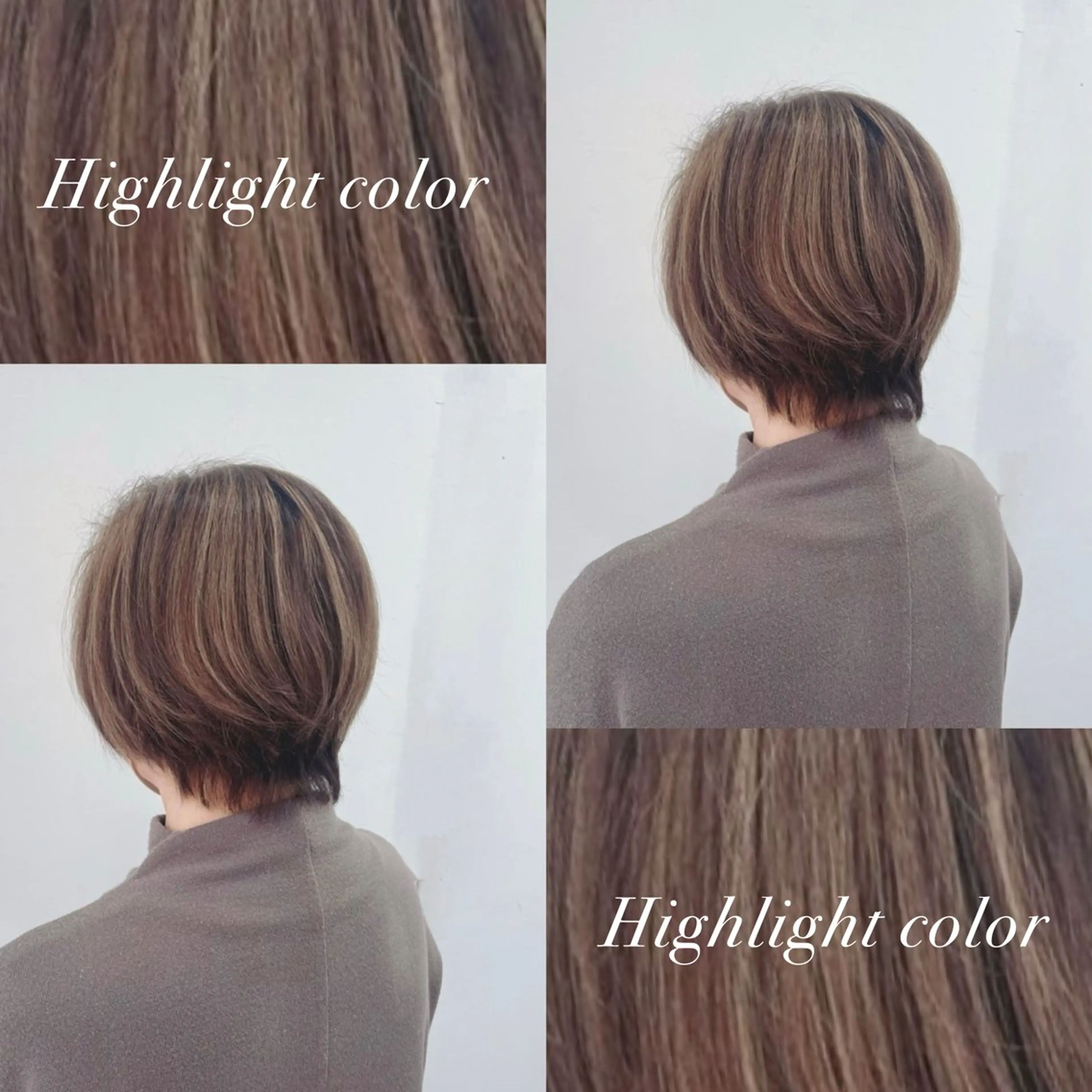 ショート カラー ヘアカラー ルプラボウ/ 聖花/透明感カラーのヘアスタイル