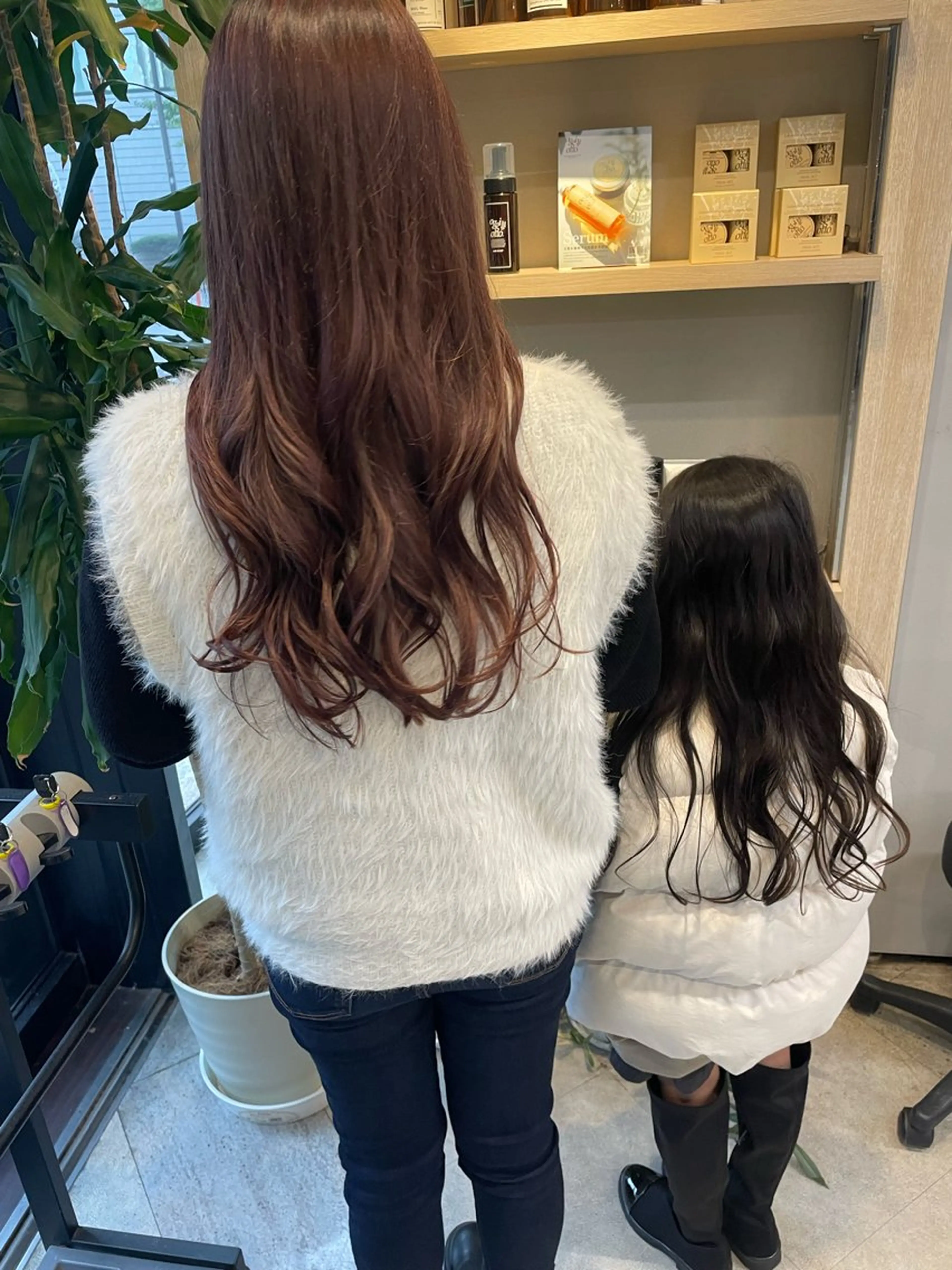 ロング カラー キッズ なかしま まなかのヘアスタイル