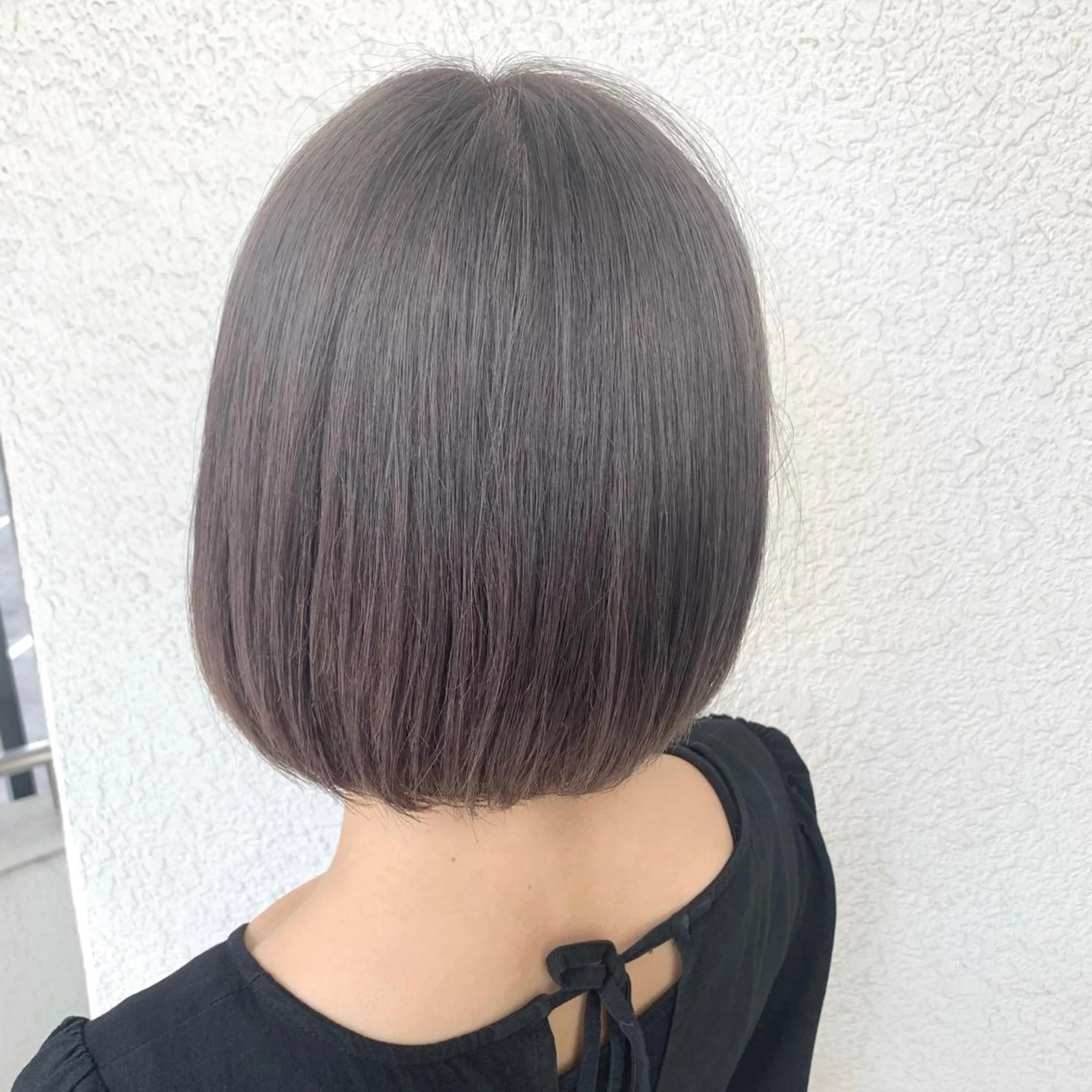 ミディアム カラー ラベンダーカラー ✨️美髪矯正×似合わ せ艶カラー✨藤田透のヘアスタイル