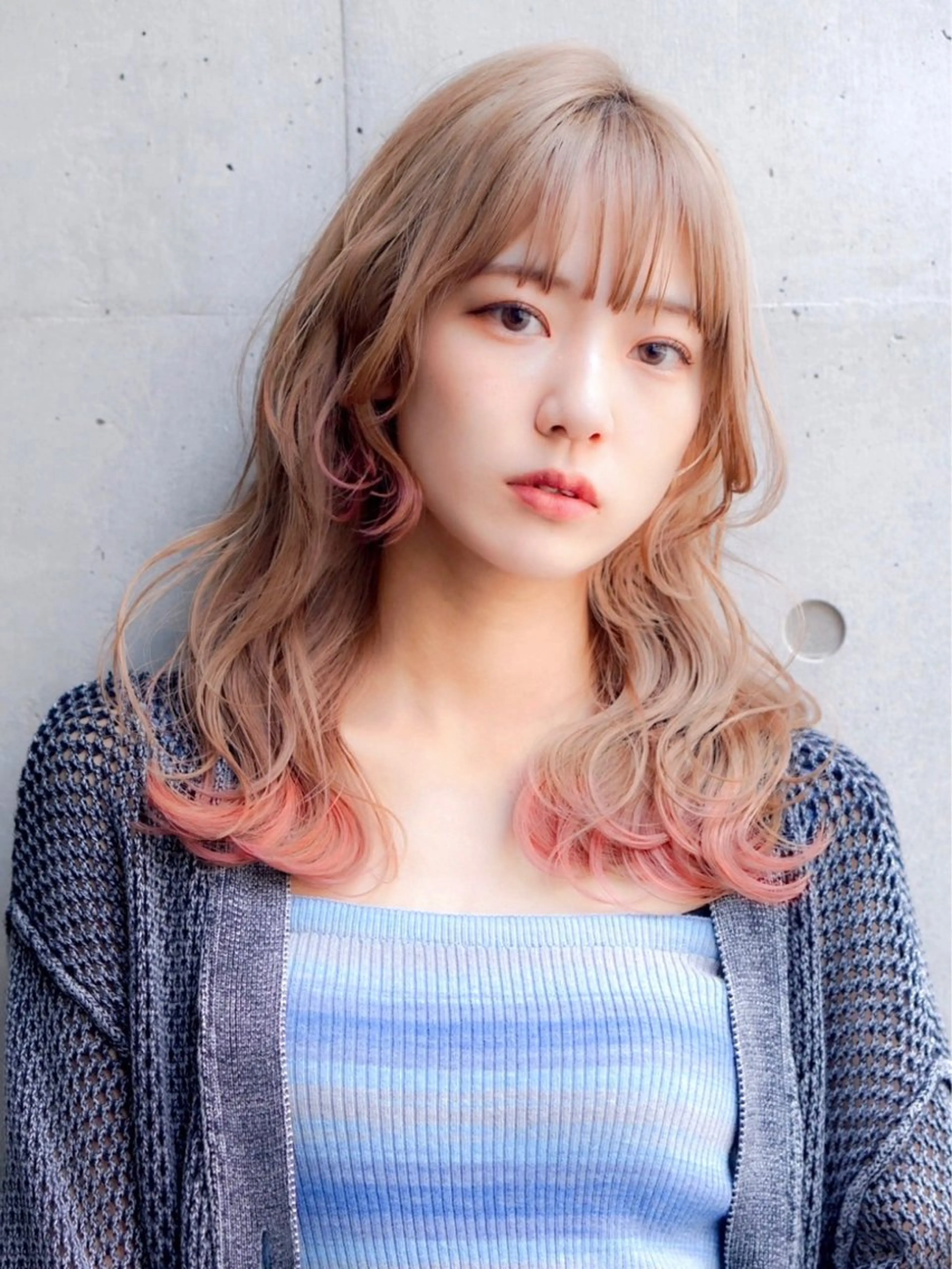 1ブリーチ➕カラー➕上質トリートメント♥️¥12500の写真