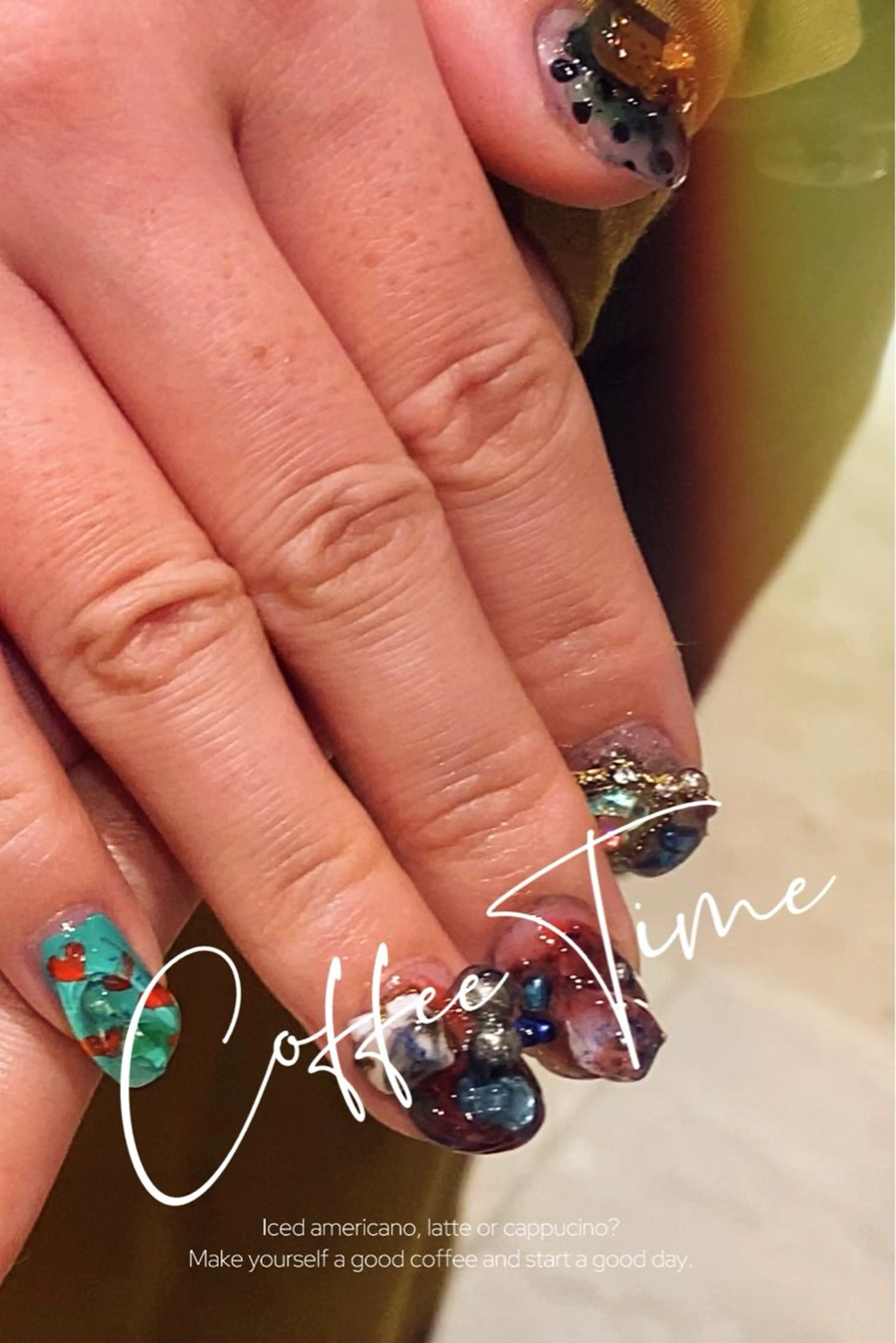 ネイル 持ち込み free hug Hiromiのネイルデザイン