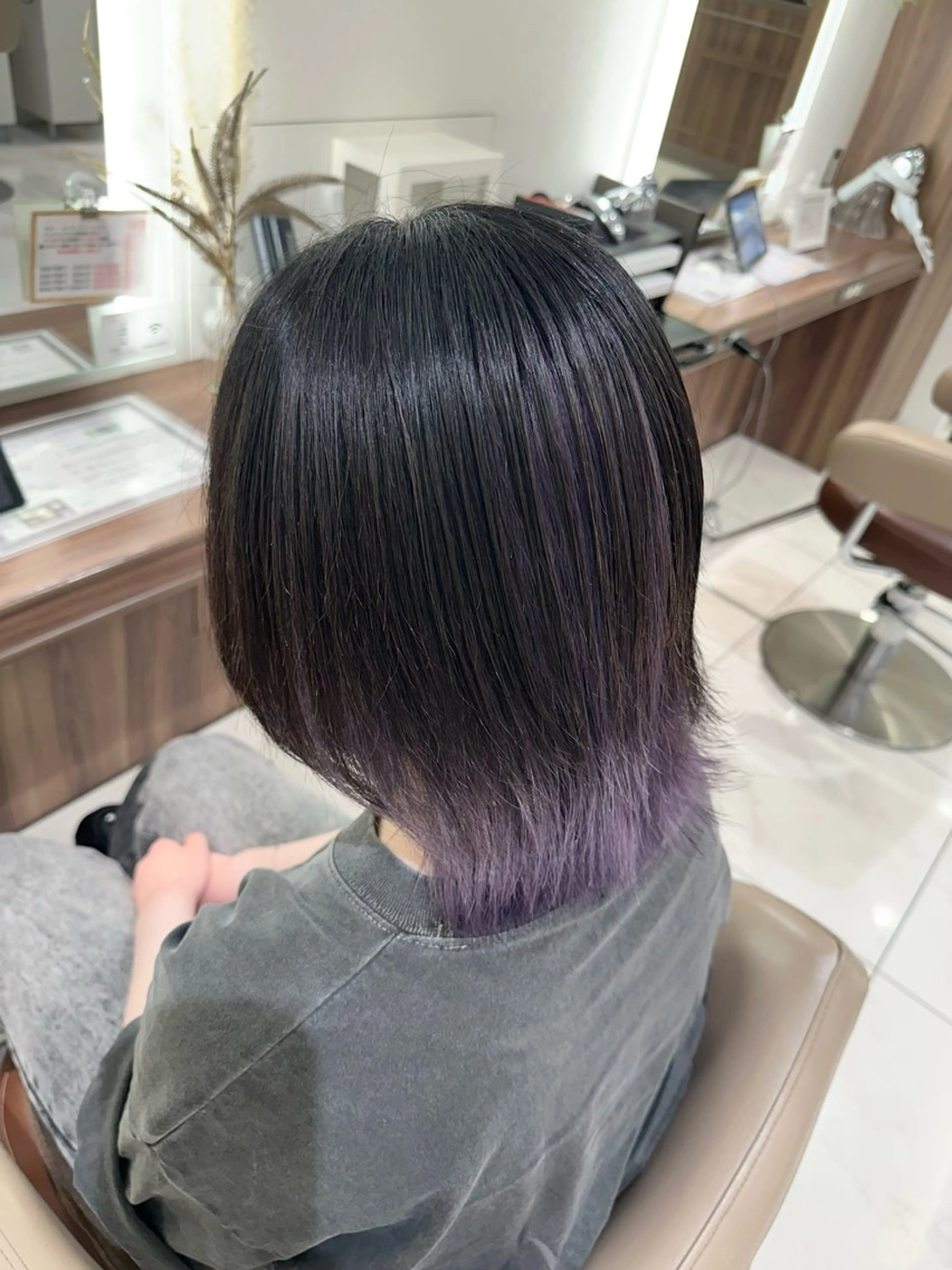 ミディアム 髪質改善 ヘアカラー 北島亜弥/髪質改善 /カラーのヘアスタイル