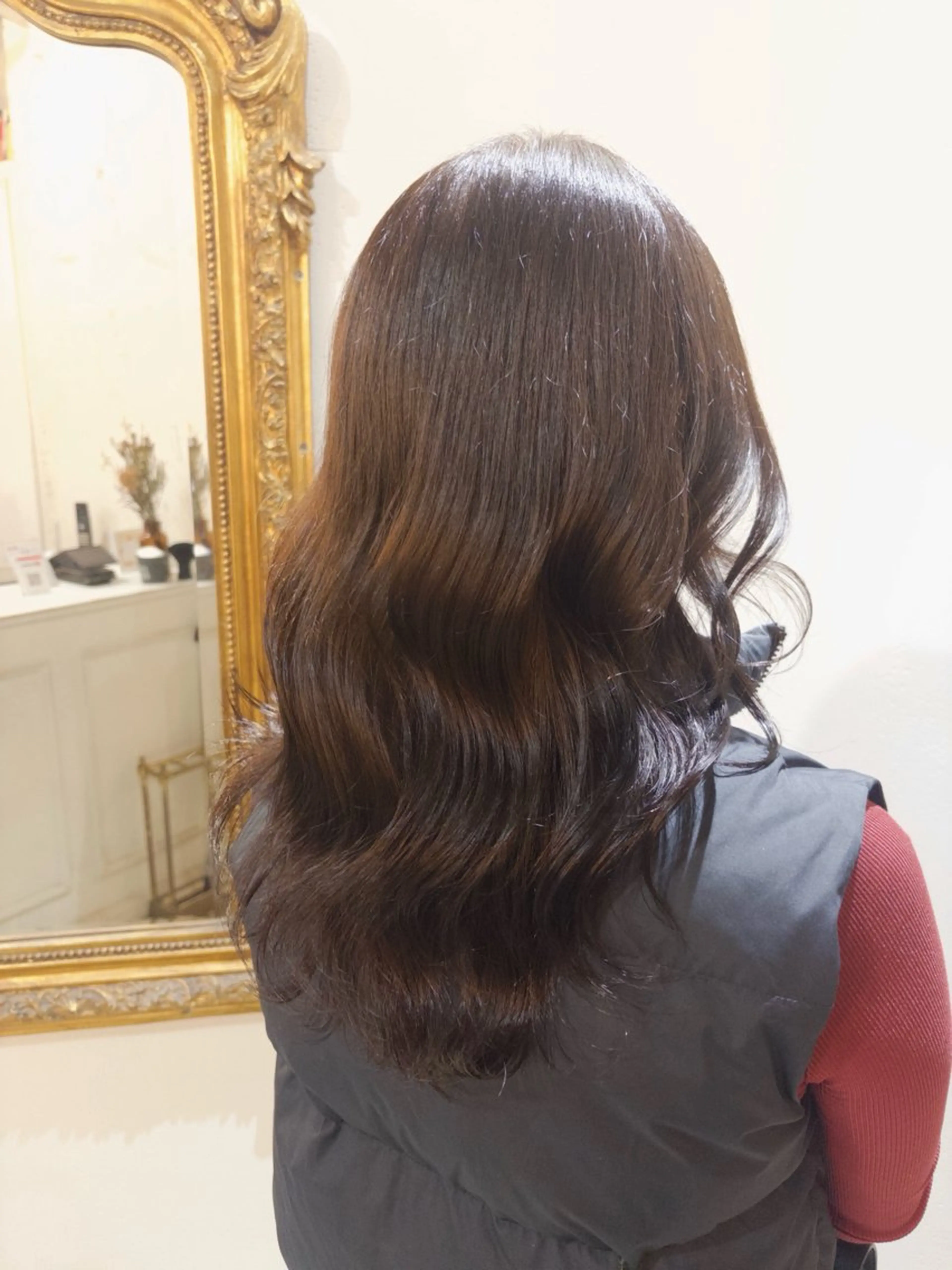 セミロング ヘアカラー トリートメント YUKI カラーモデル募集💫のヘアスタイル